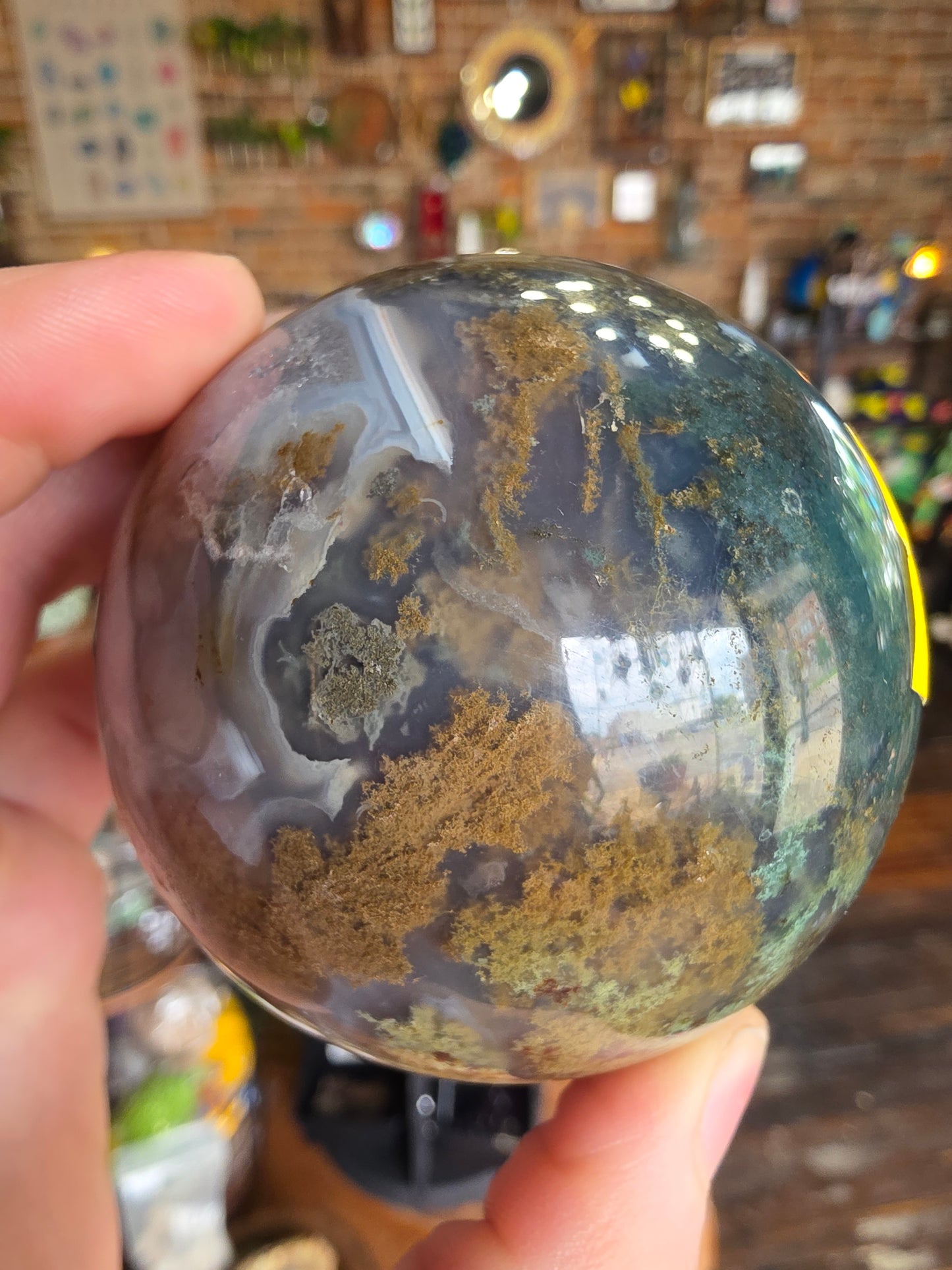 Moss Agate Sphere