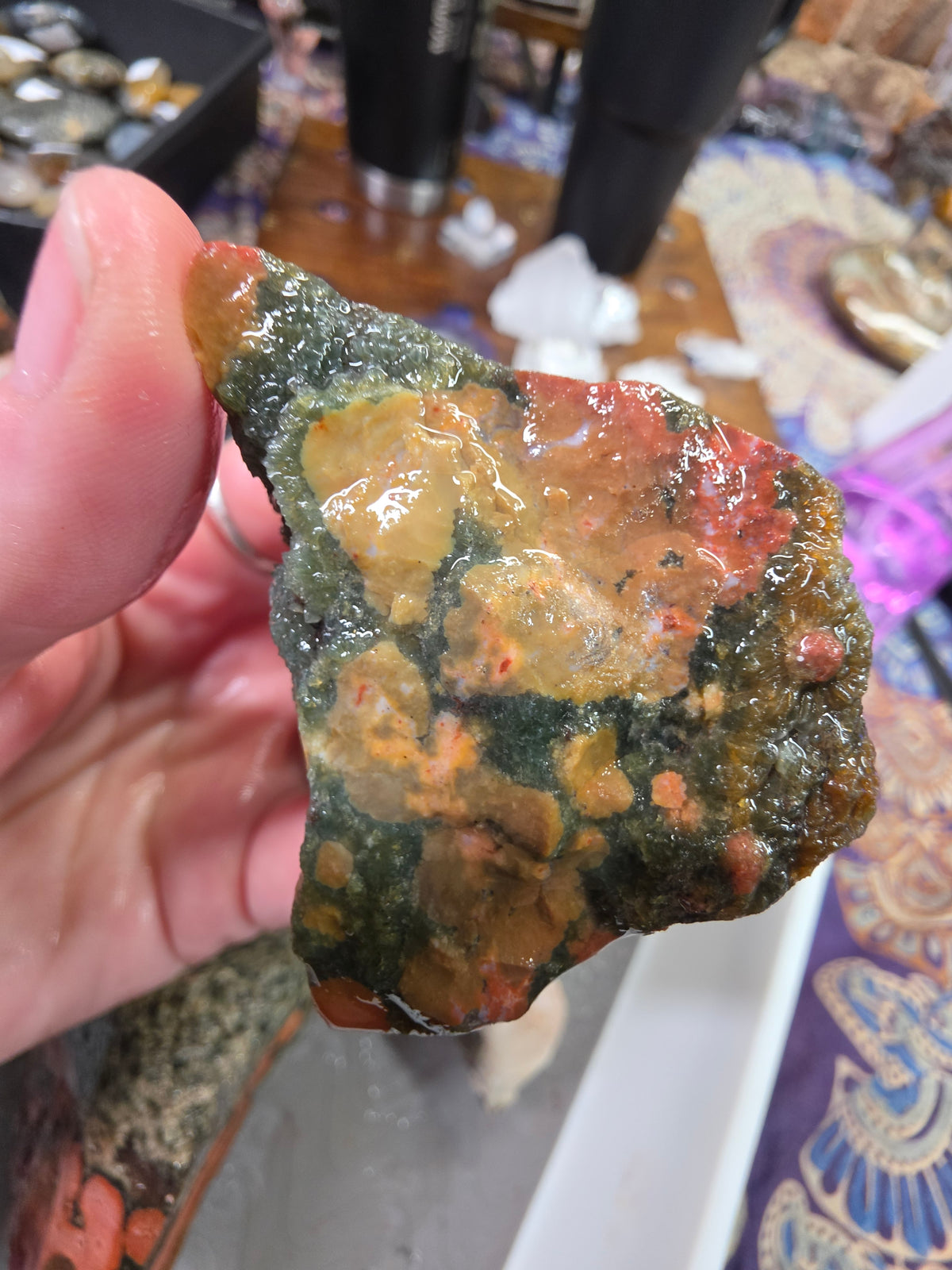 Orbicular Jasper Rough
