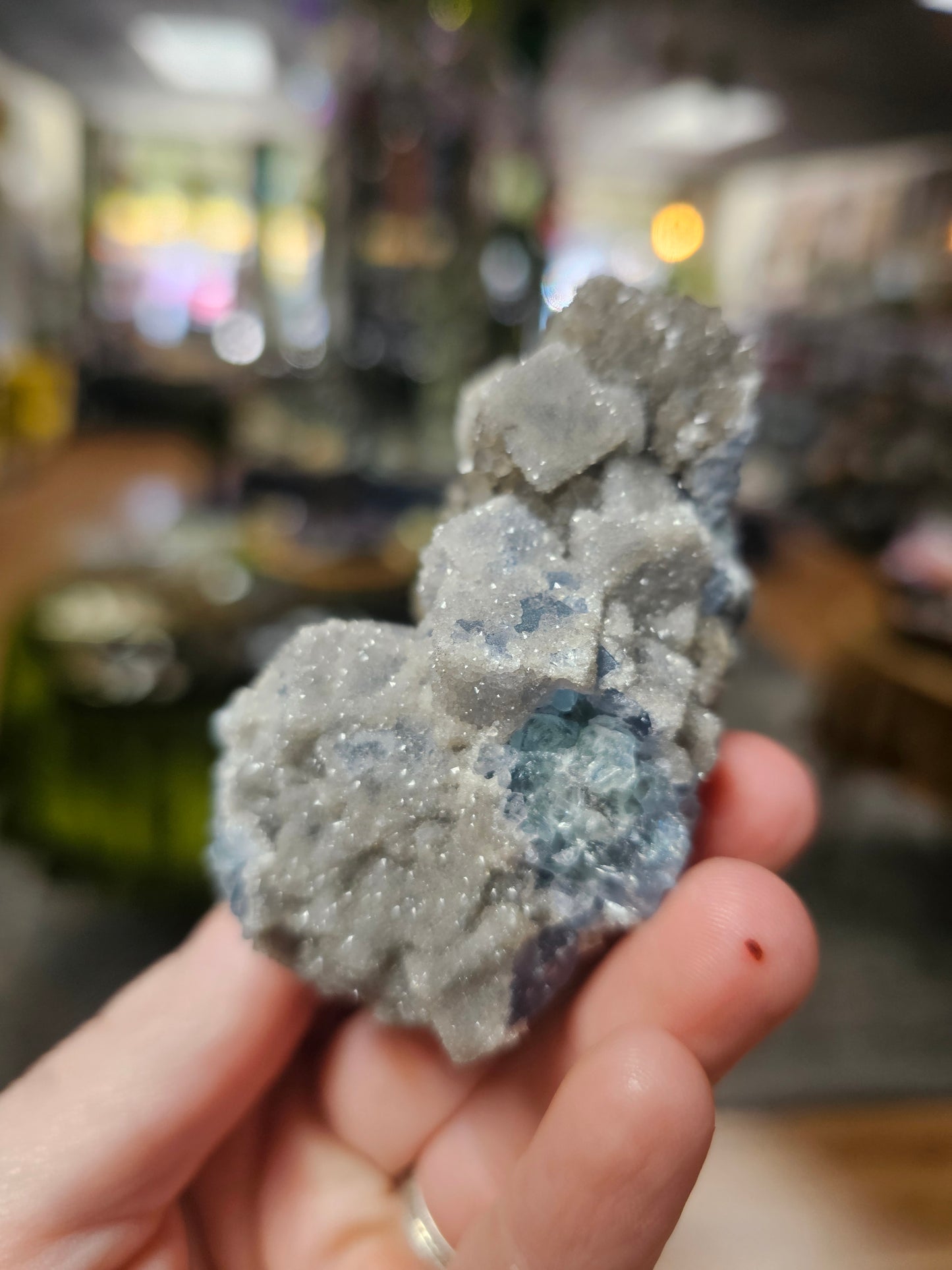 Blue Sugar Fluorite
