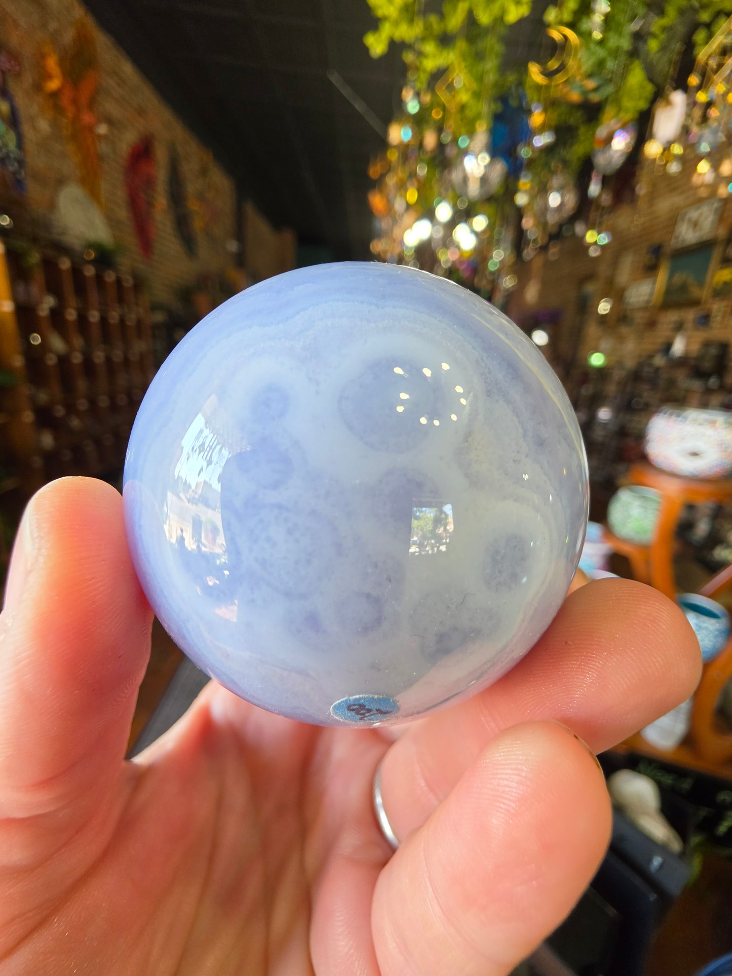 Blue Lace Agate Sphere