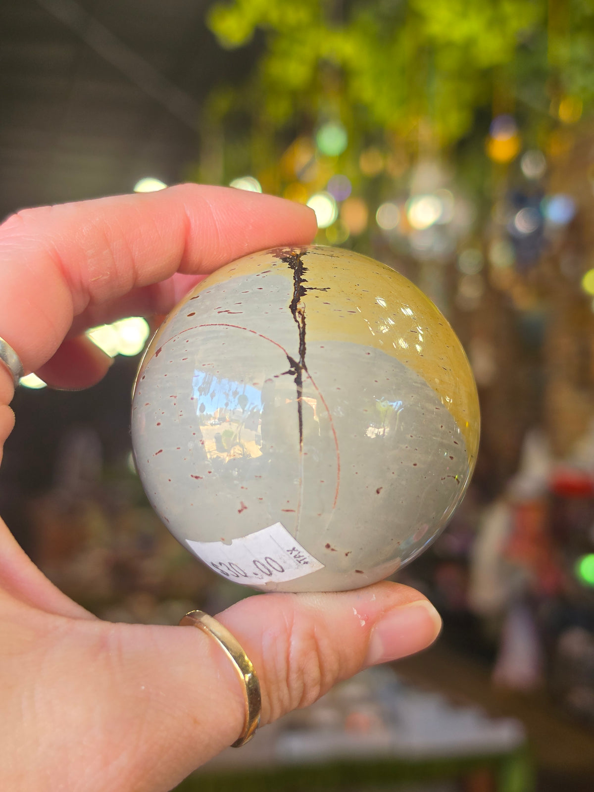 Dendritic Jasper Sphere