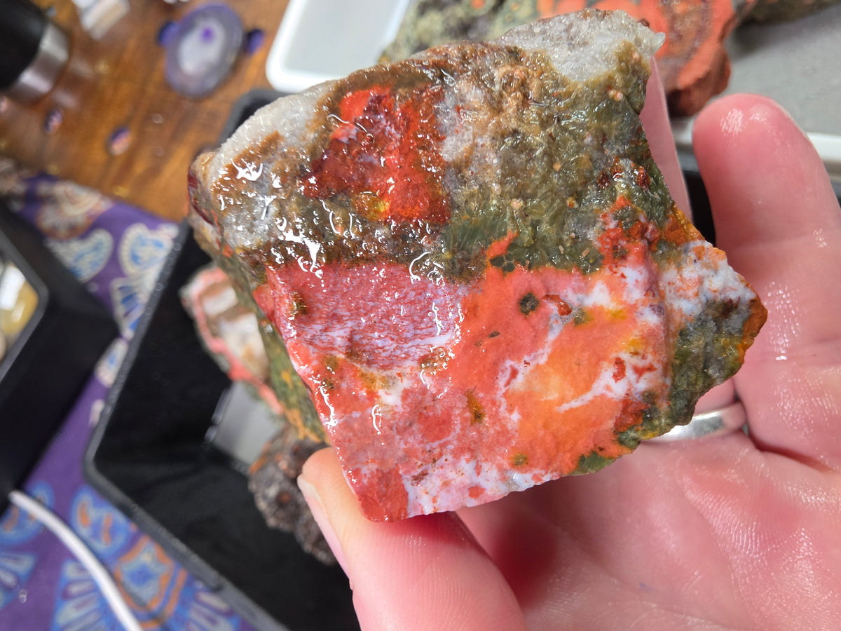 Orbicular Jasper Rough