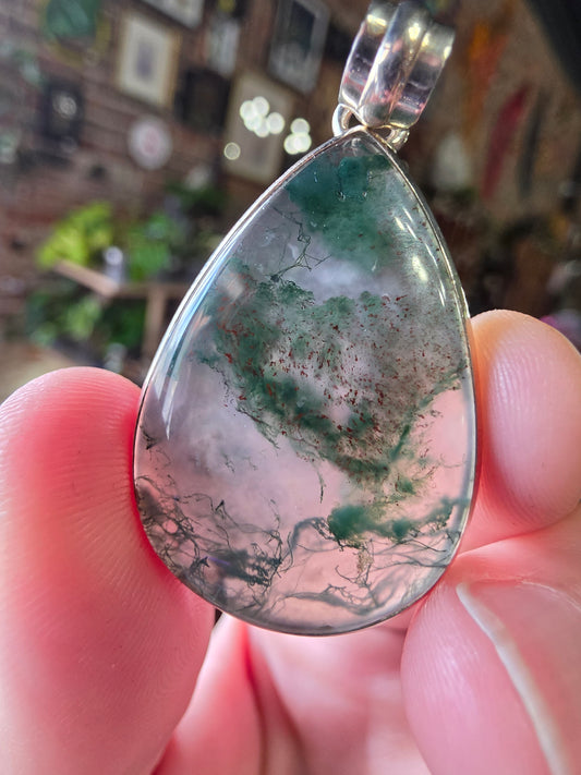 Moss Agate Pendant