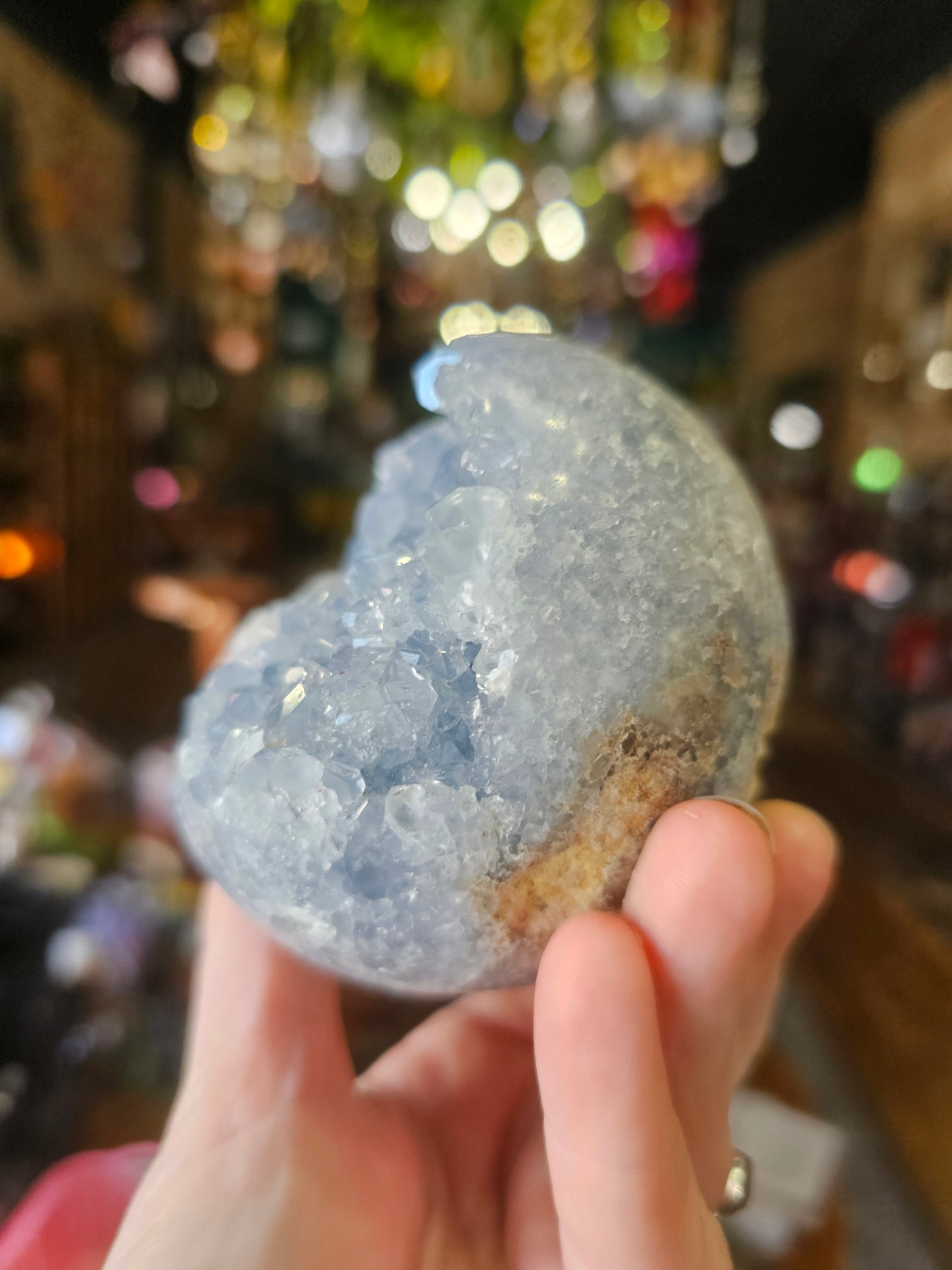 Celestite Cluster Sphere