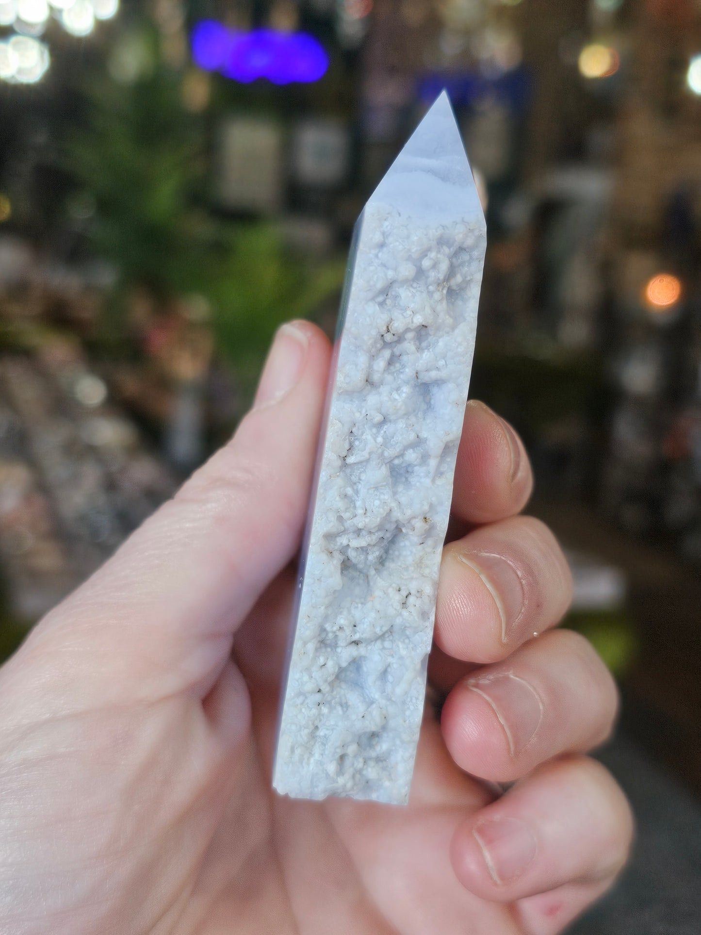 Blue lace Agate Point