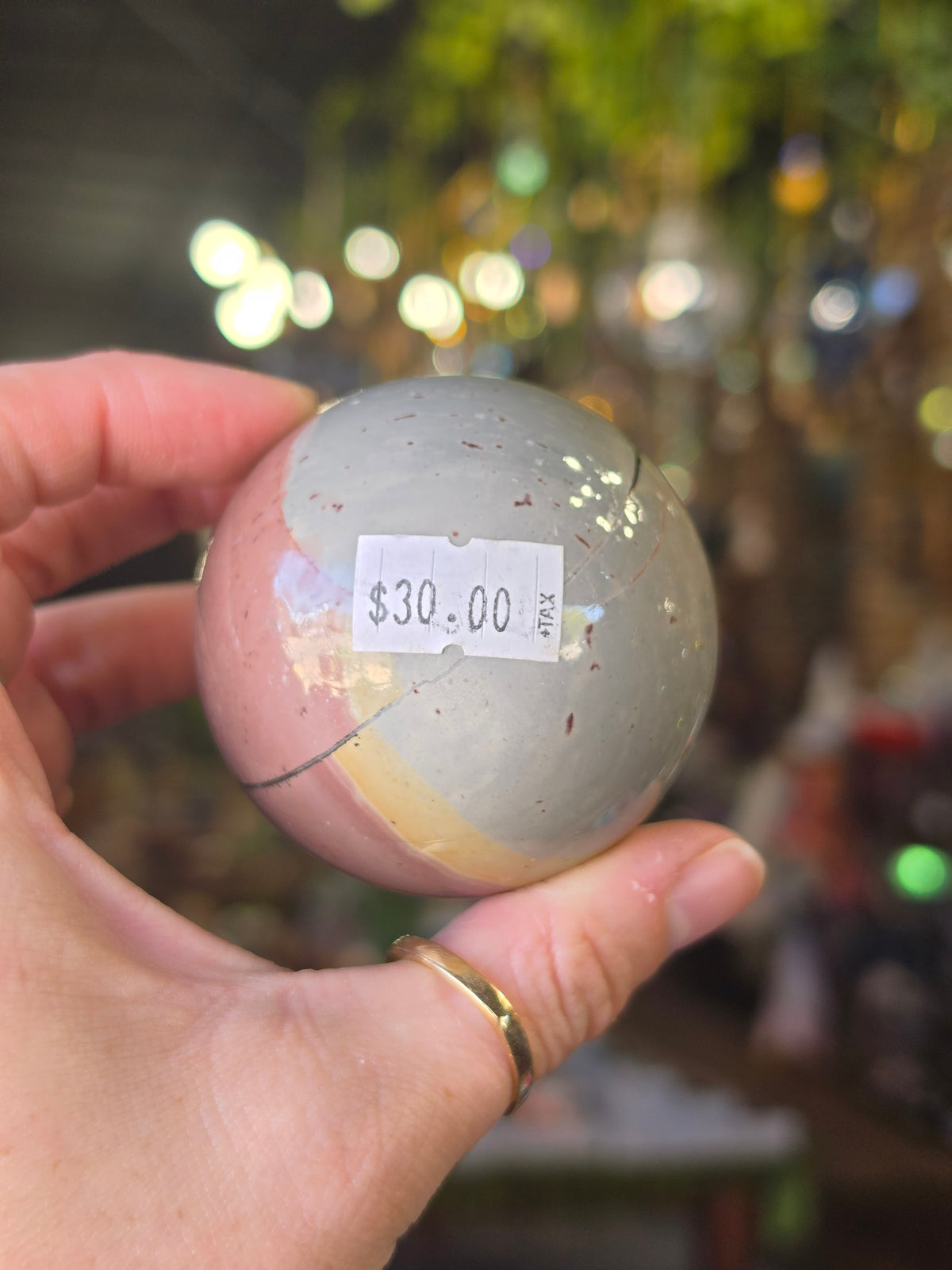 Dendritic Jasper Sphere