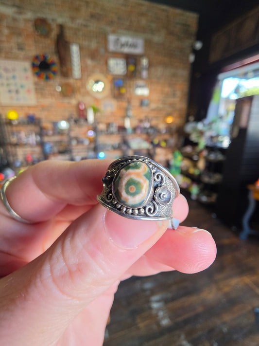 Size 6 Ocean Jasper Ring