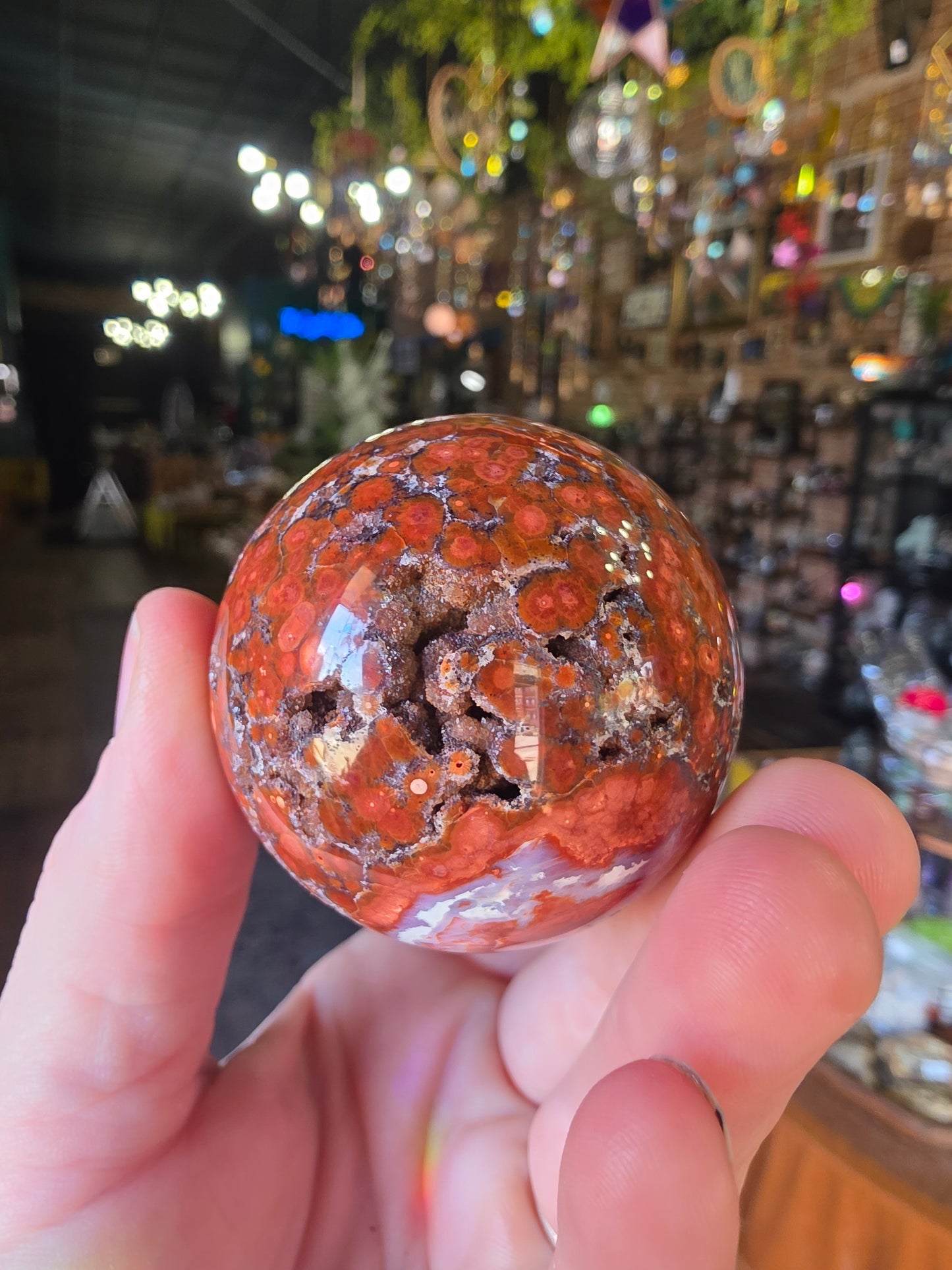 Poppy Jasper Sphere
