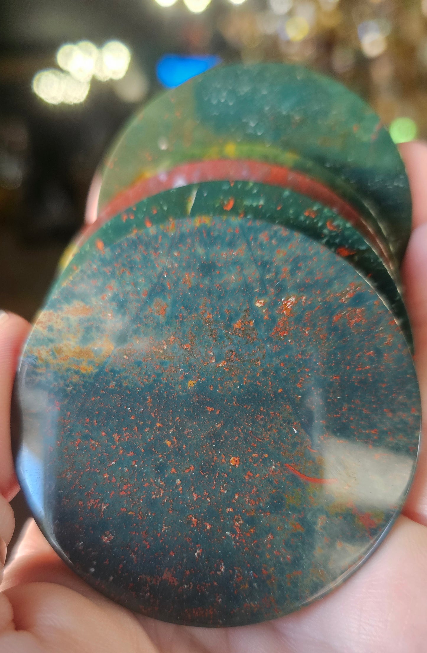 Bloodstone Fancy Jasper Disc