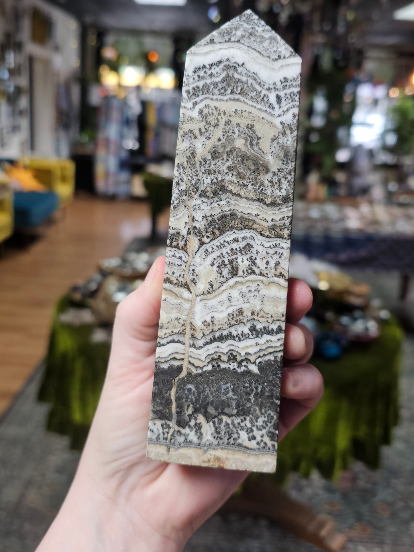 Dendritic Calcite Tower