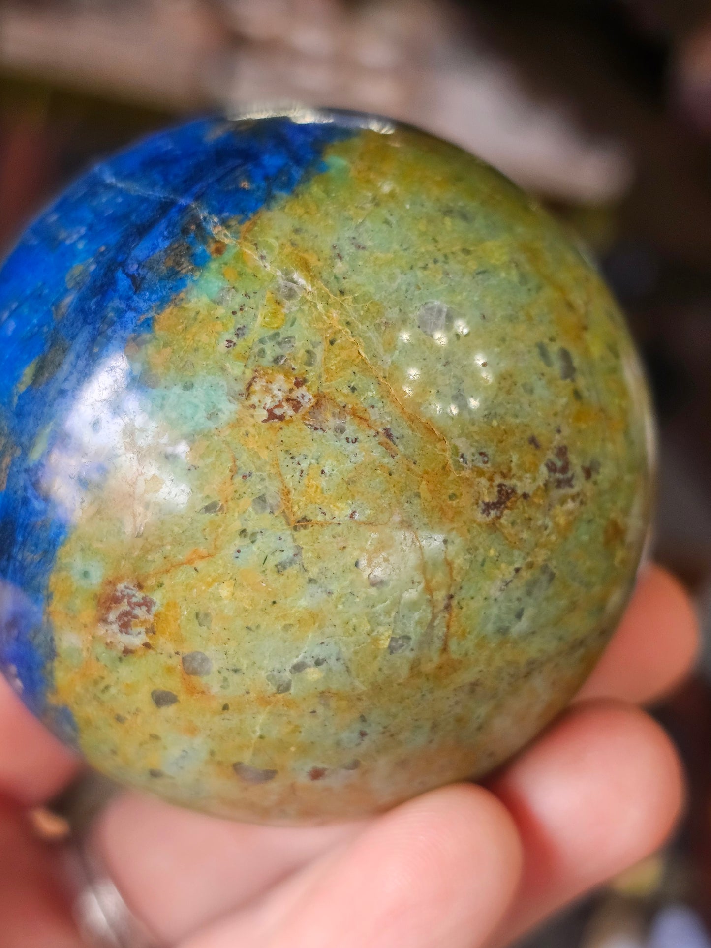 Azurite & Malachite Sphere