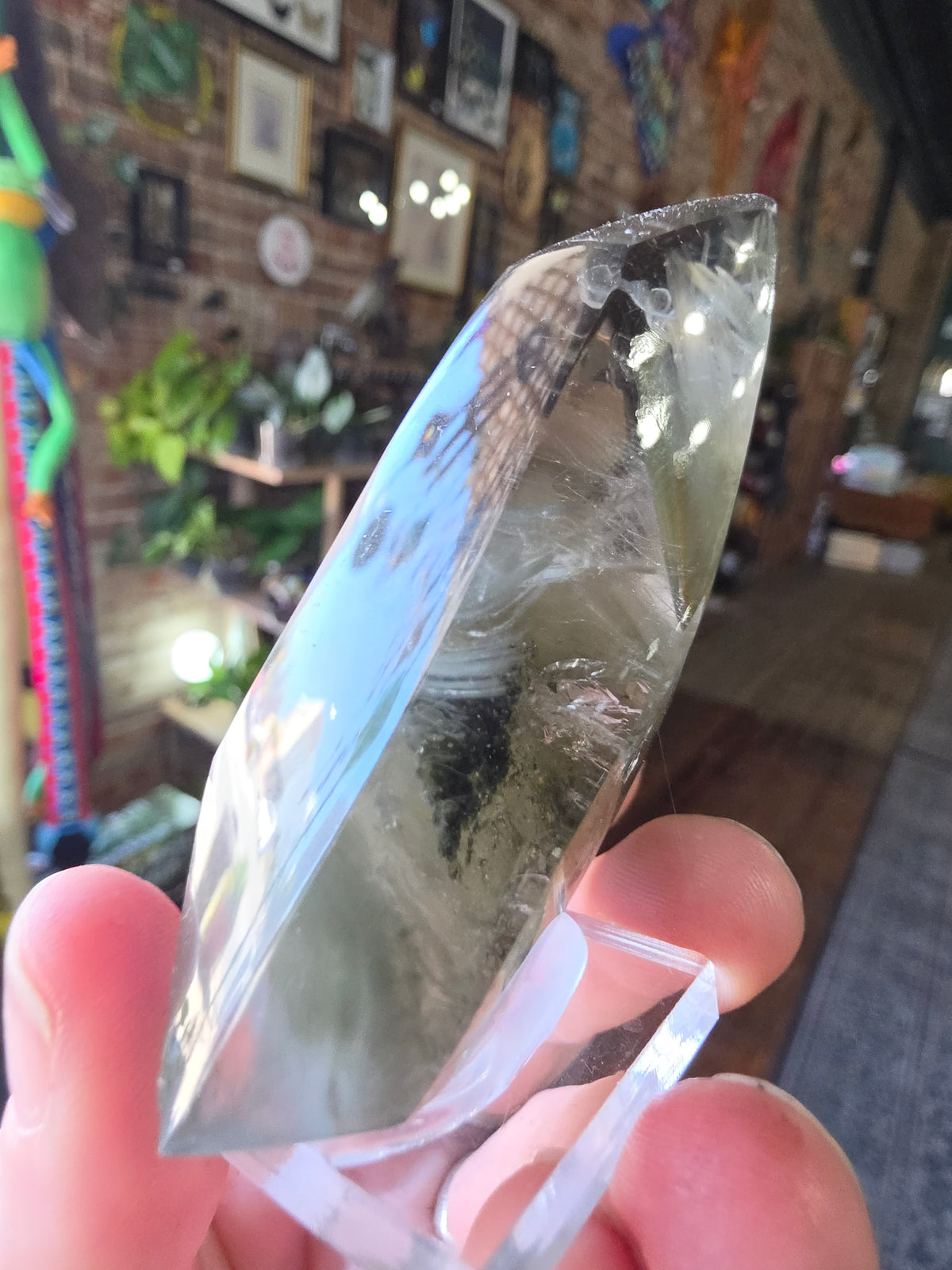 Blue Tera Quartz Polished Point