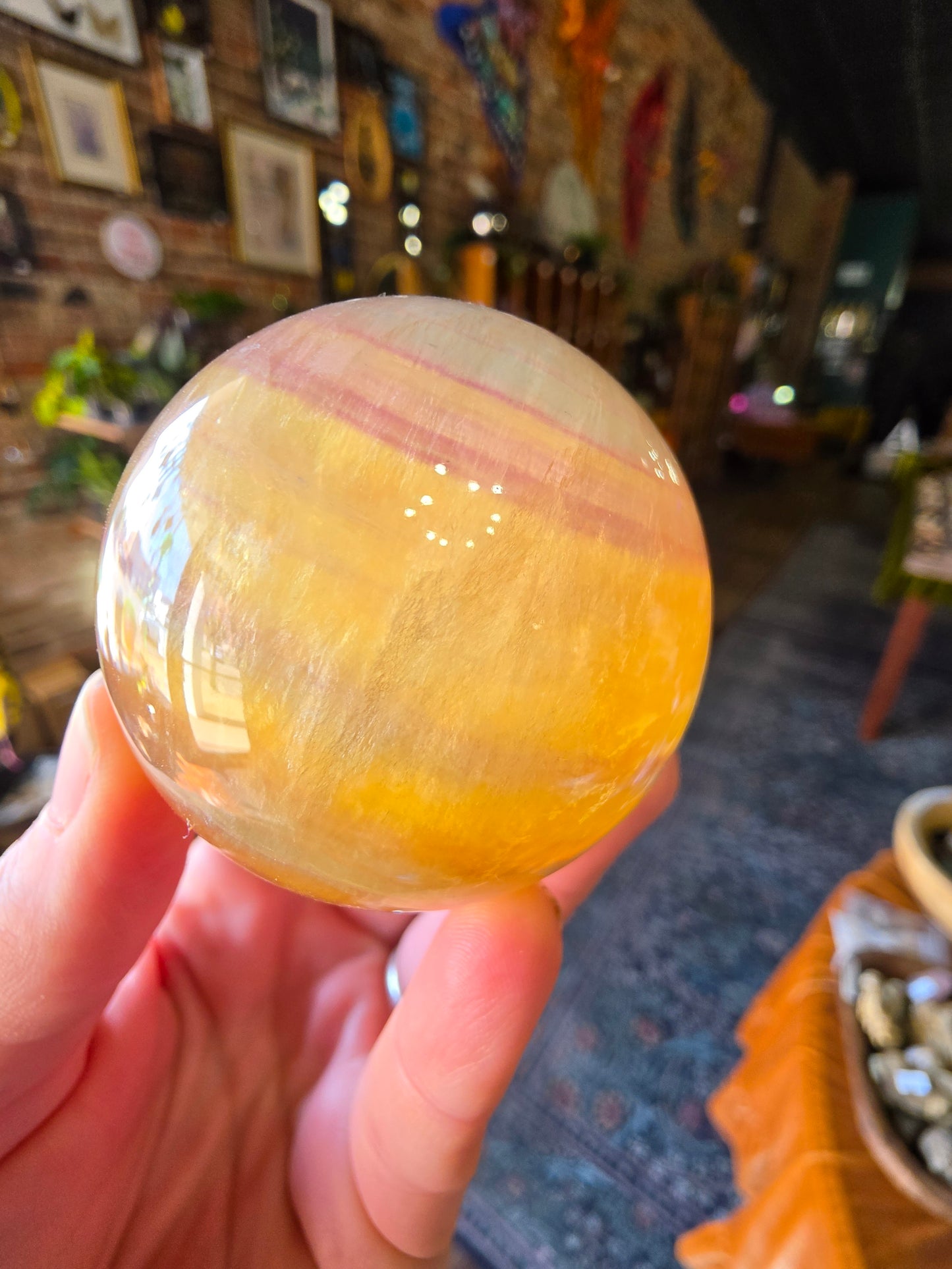 Candy Fluorite Sphere
