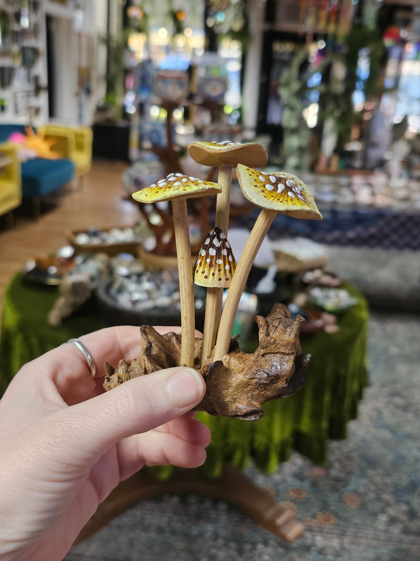 Wooden Mushroom Carving