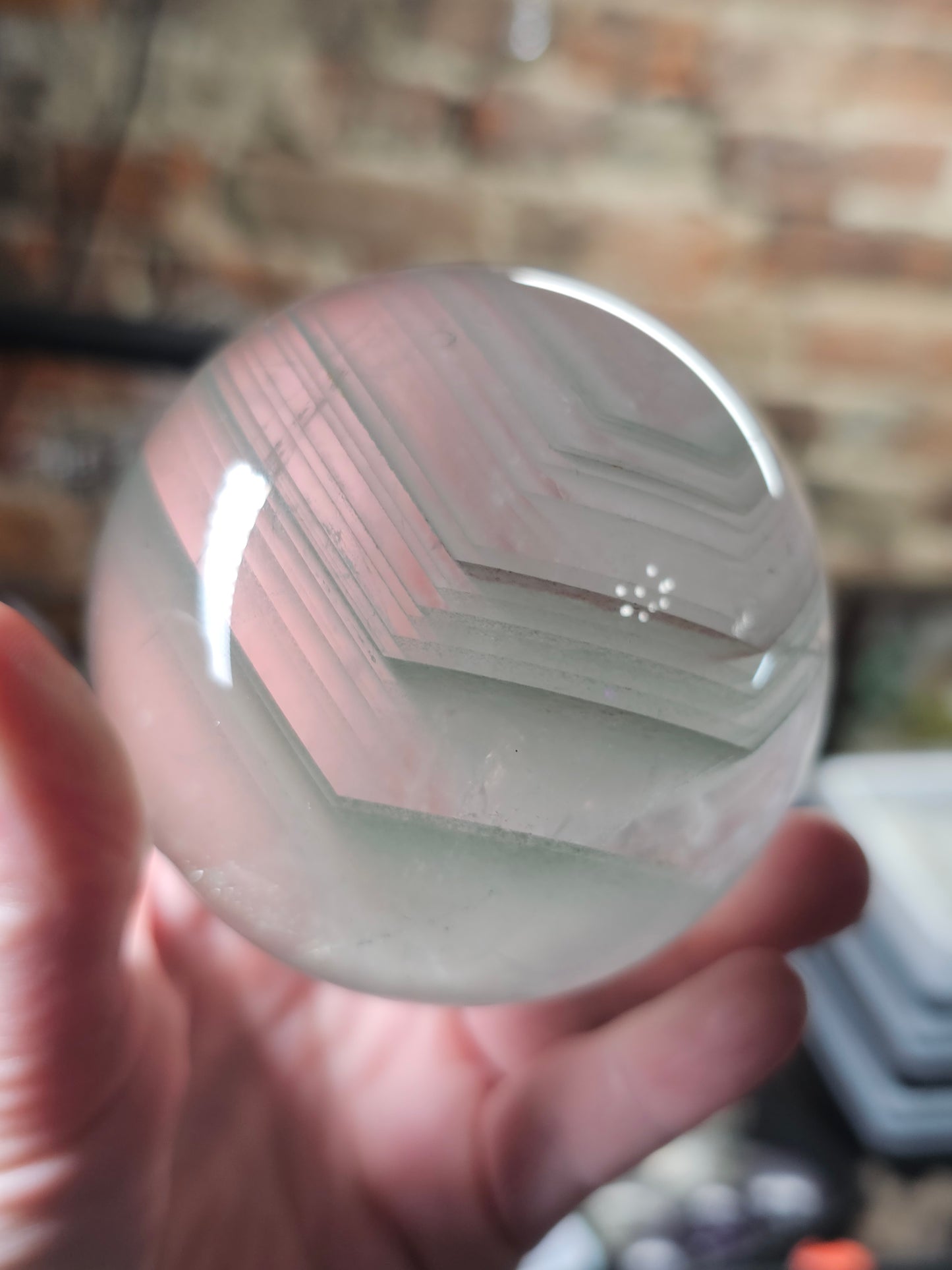 Chlorite Phantom Quartz Sphere