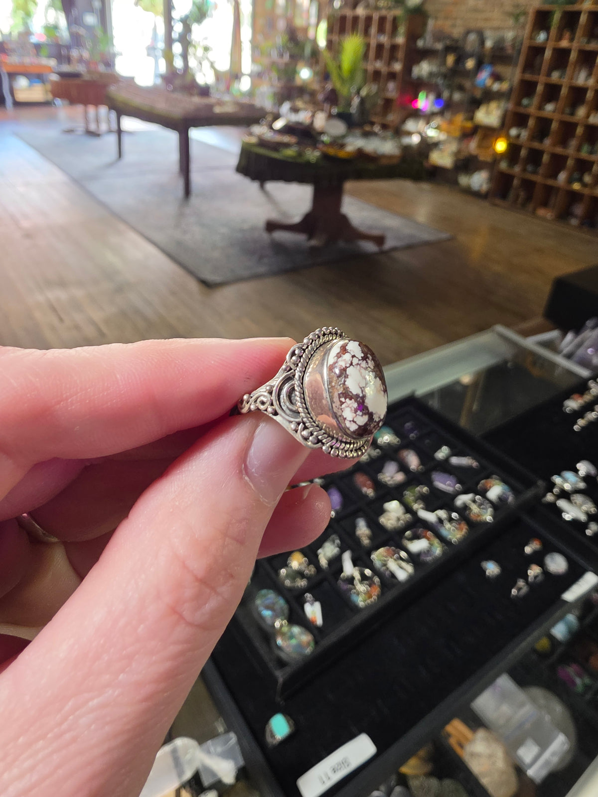 Size 7 Wild Horse Jasper Ring