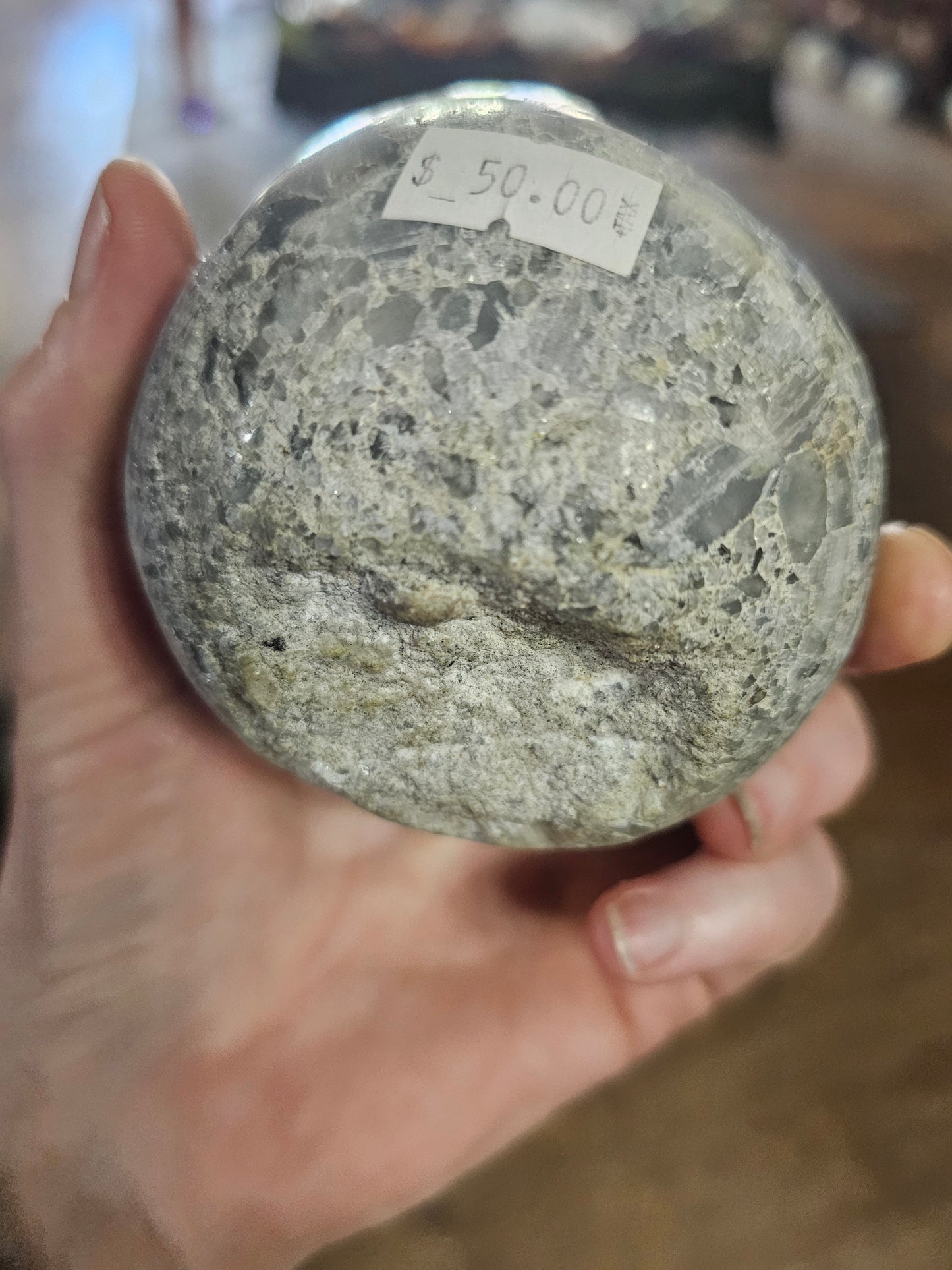 Celestite Cluster Sphere
