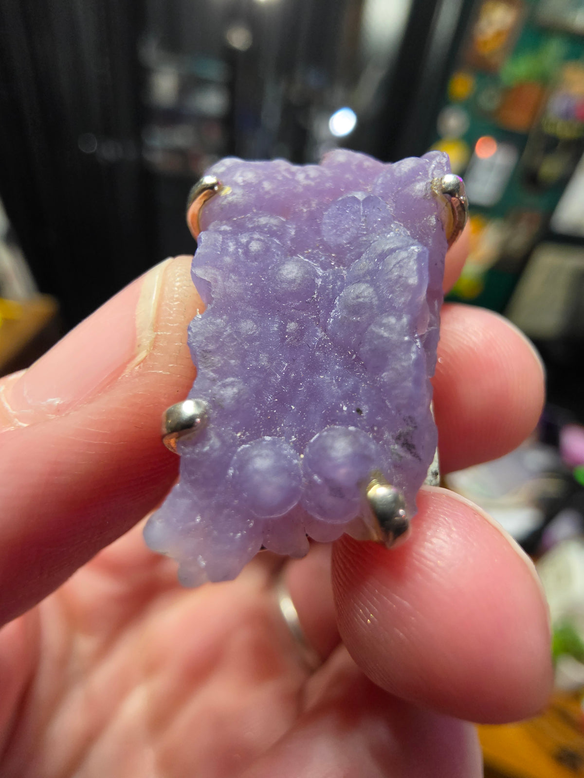 Grape Agate Pendant