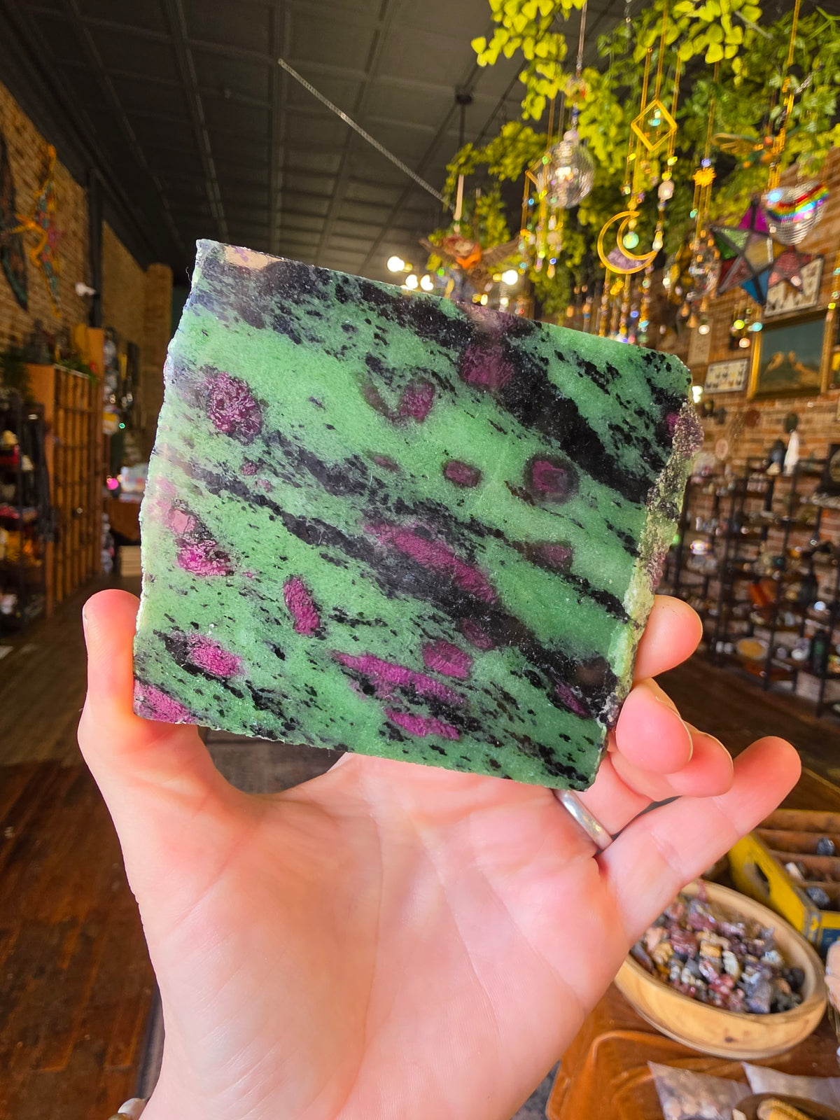 Ruby in Zoisite Slab