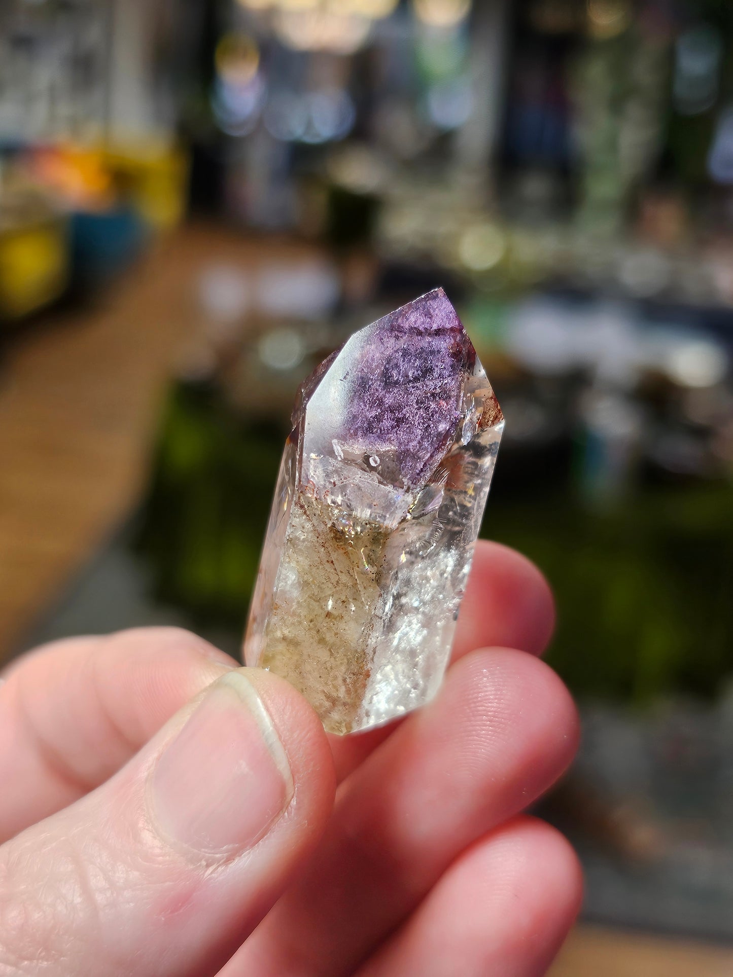 Dream Coated Amethyst Point