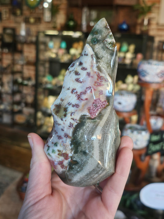 Ocean Wave Jasper Flame