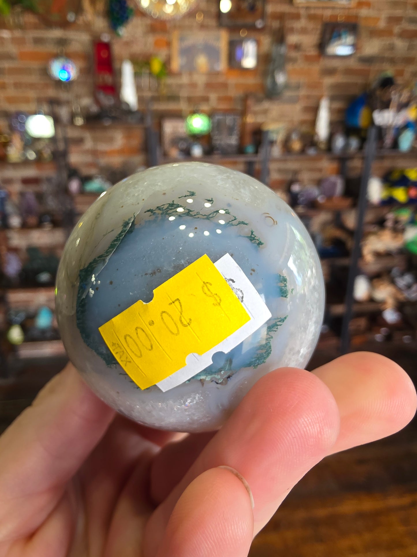 Moss Agate Sphere