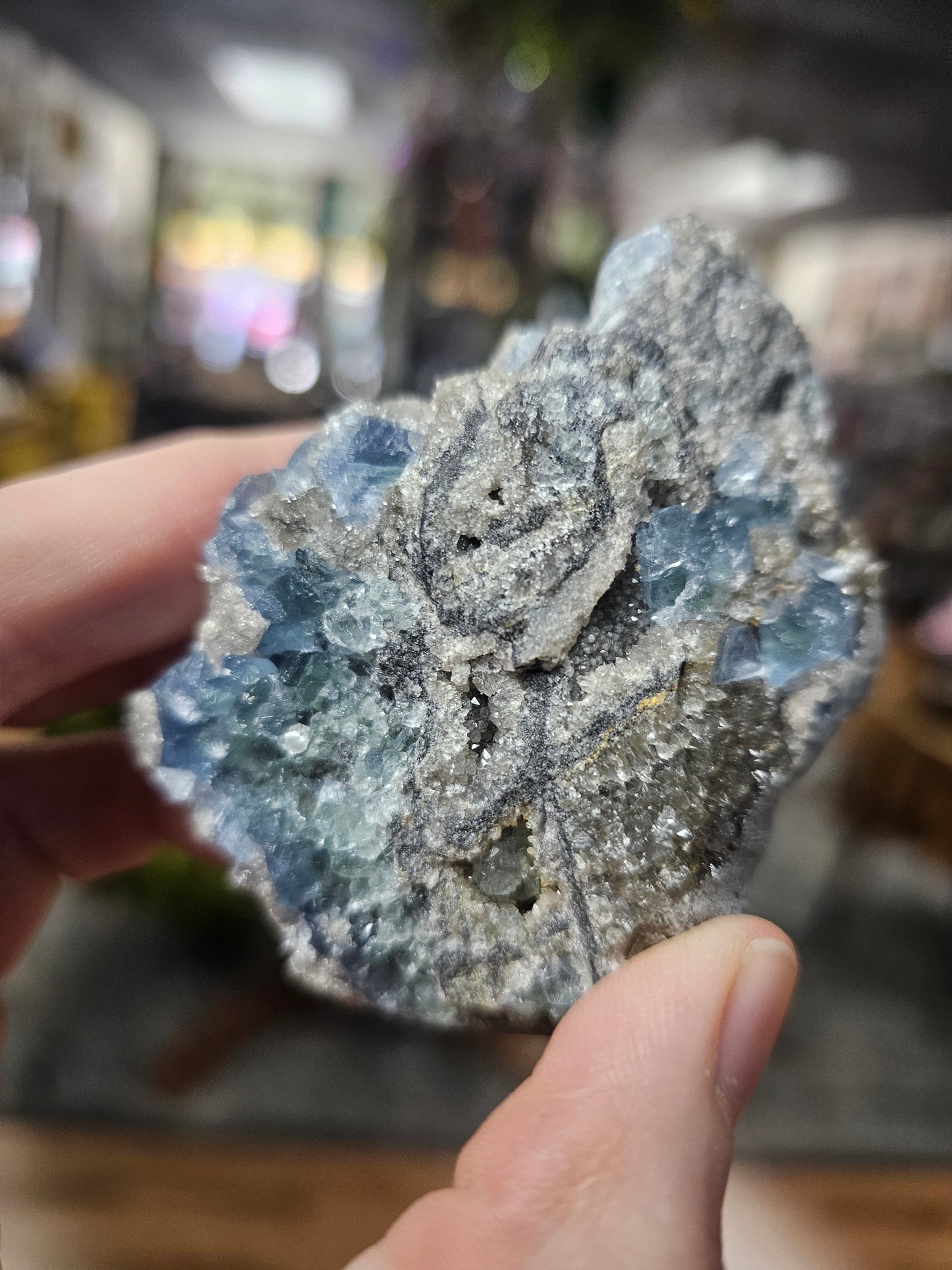 Blue Sugar Fluorite