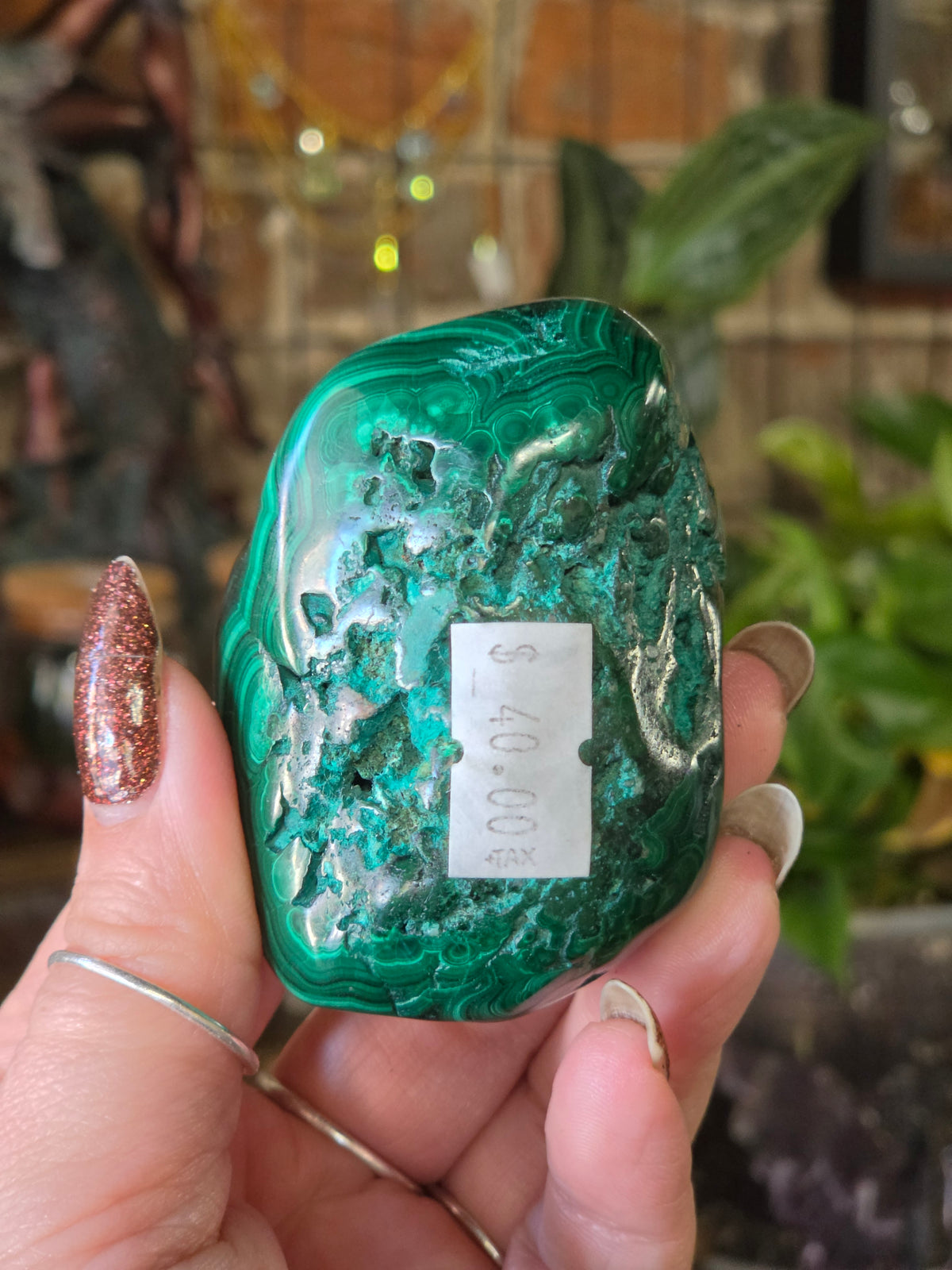 Polished Malachite Free Form