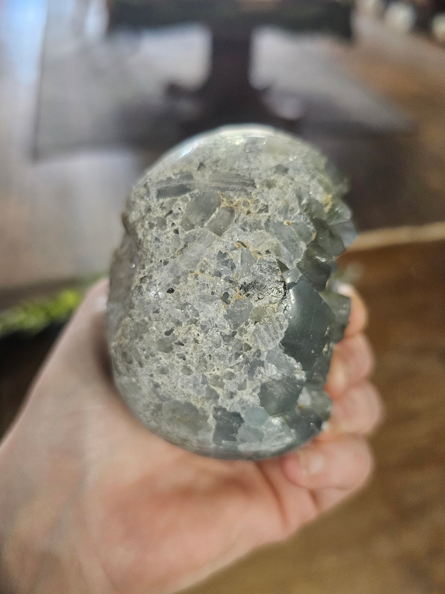 Celestite Cluster Sphere