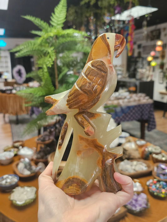 Afghan Jade Bird Carving