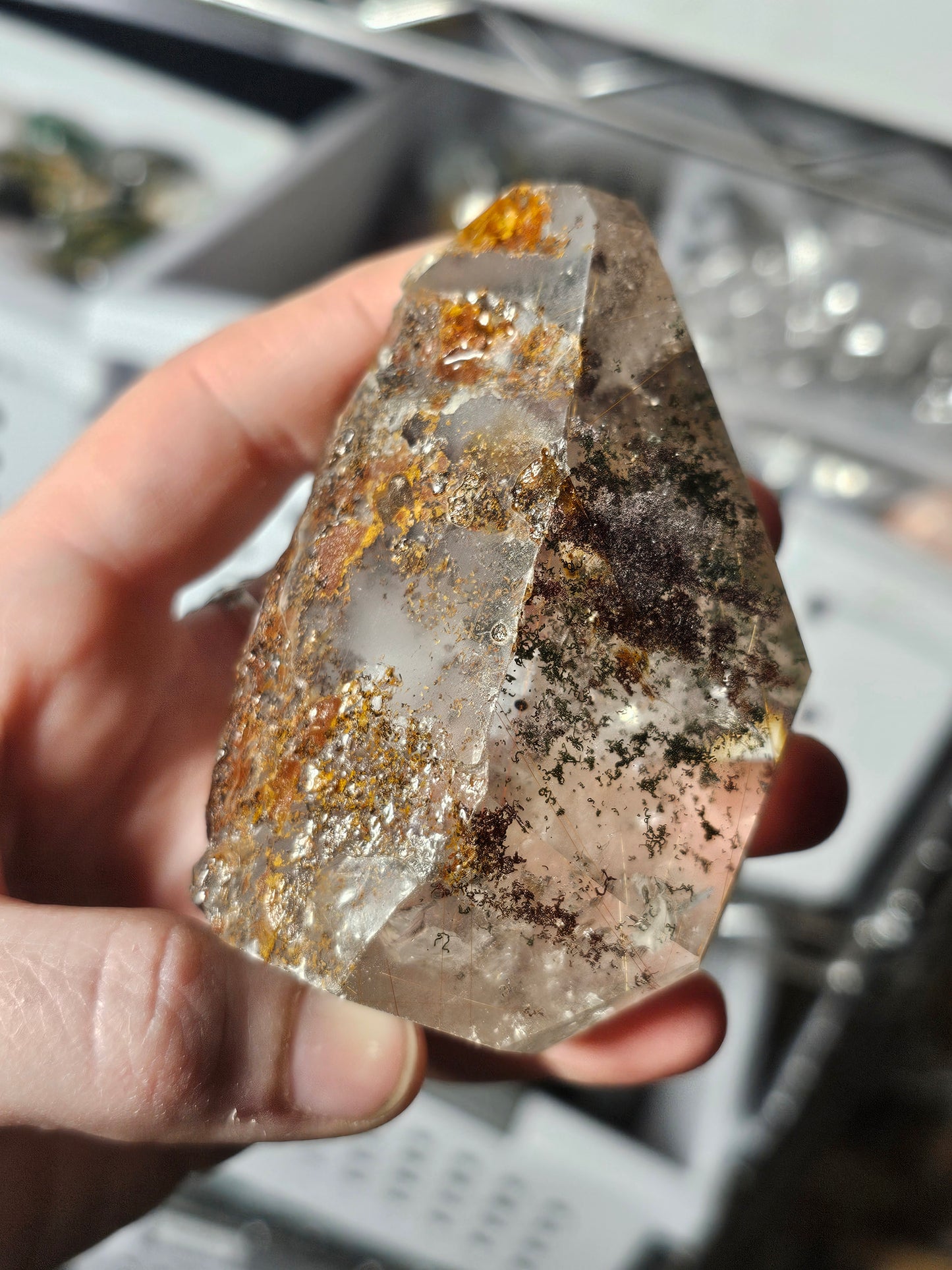 Rutilated Garden Quartz Freeform