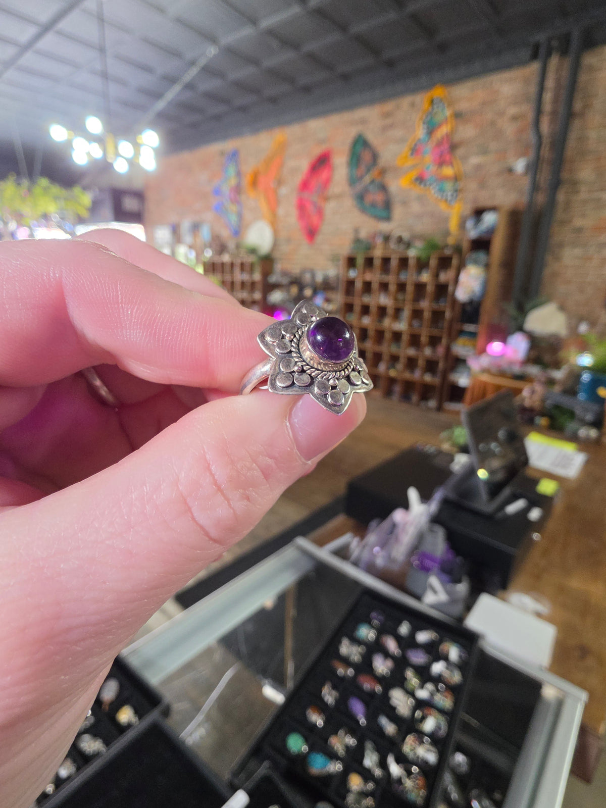 Amethyst Ring Size 8