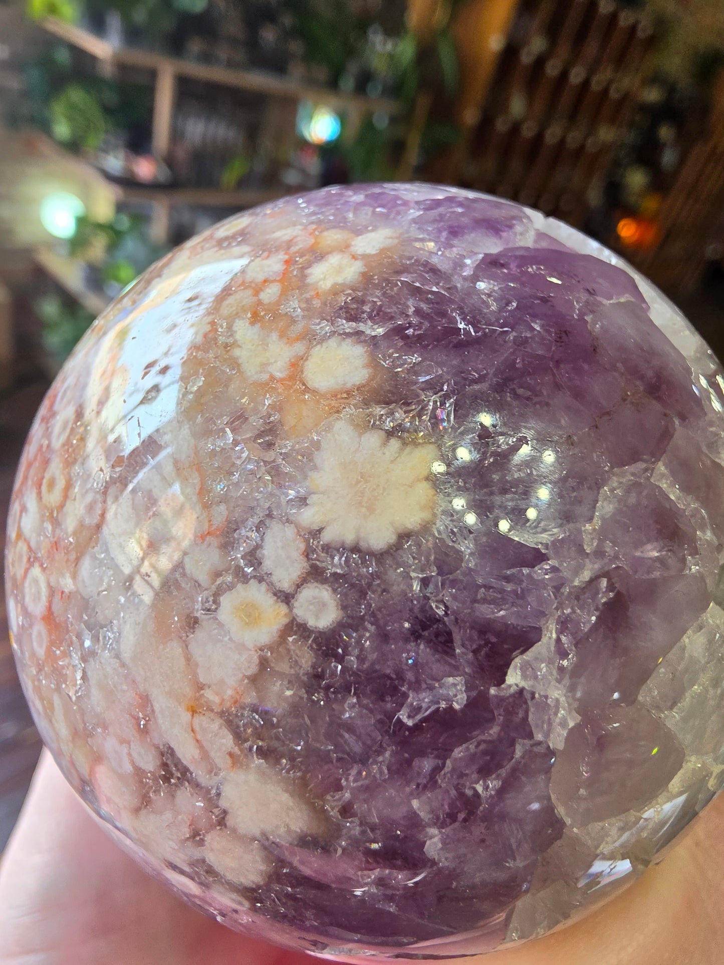 Amethyst Flower Agate