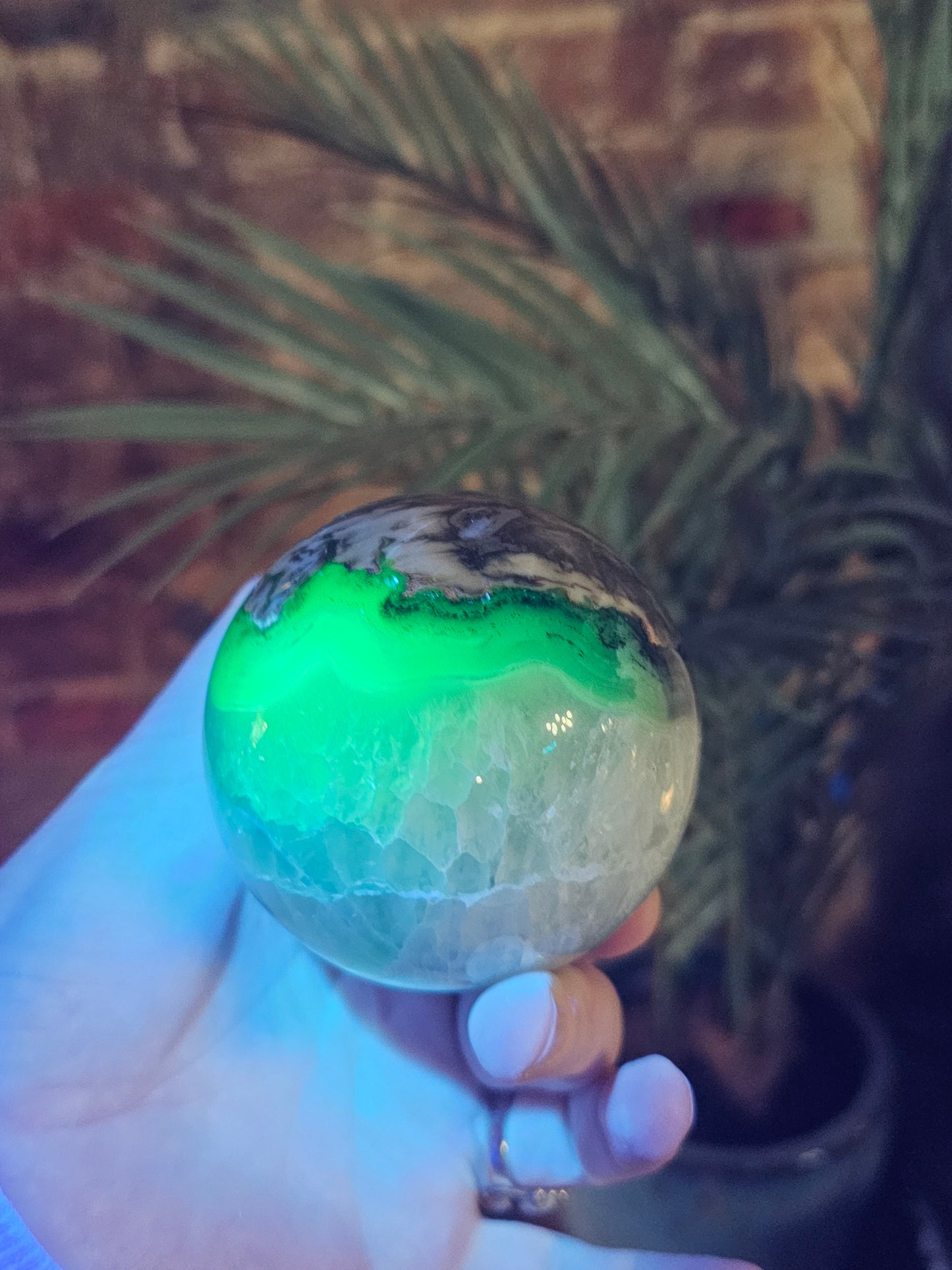 Volcano Agate Sphere
