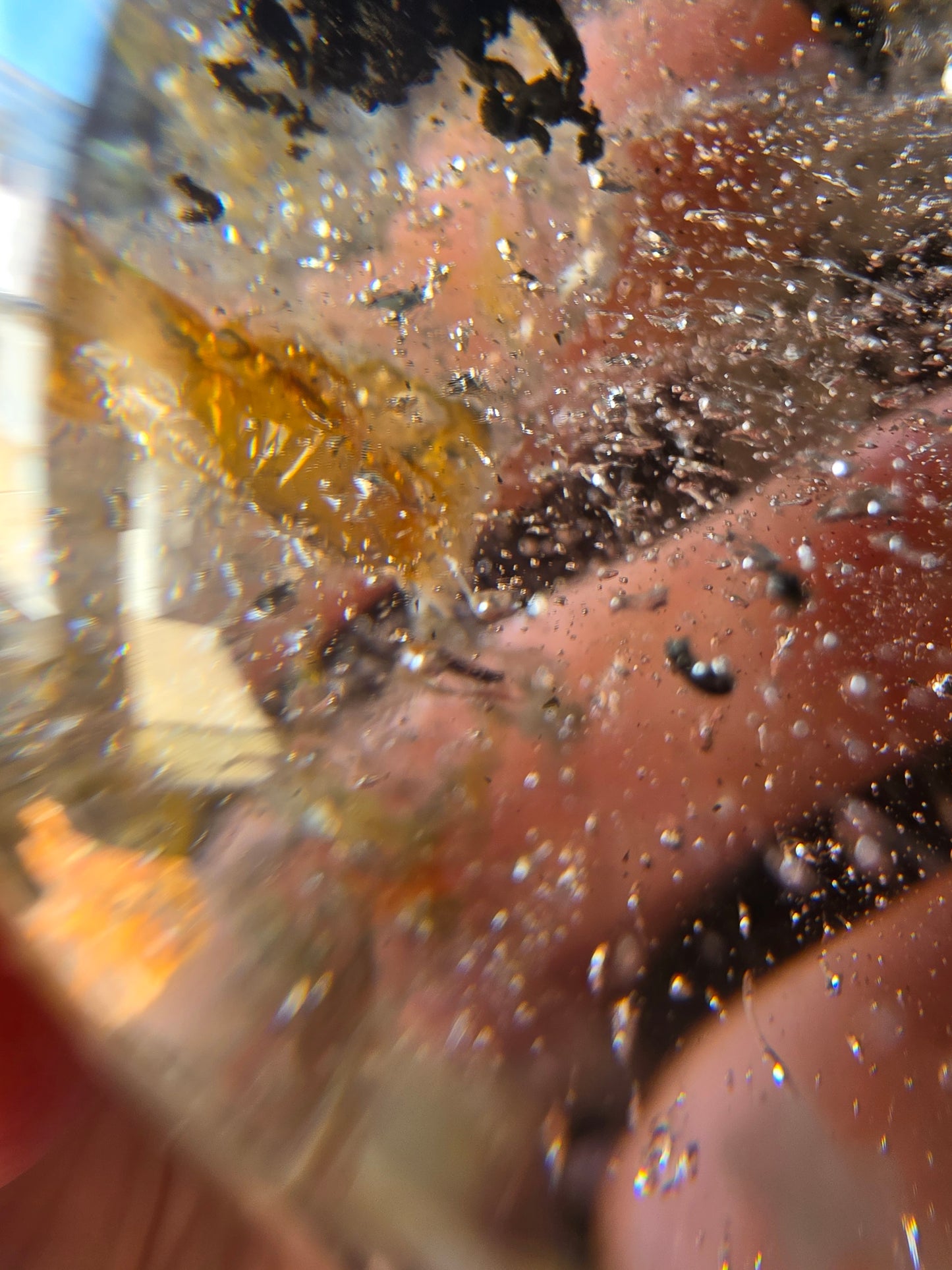 Included Smoky Quartz (Moving Fluid Inclusion)