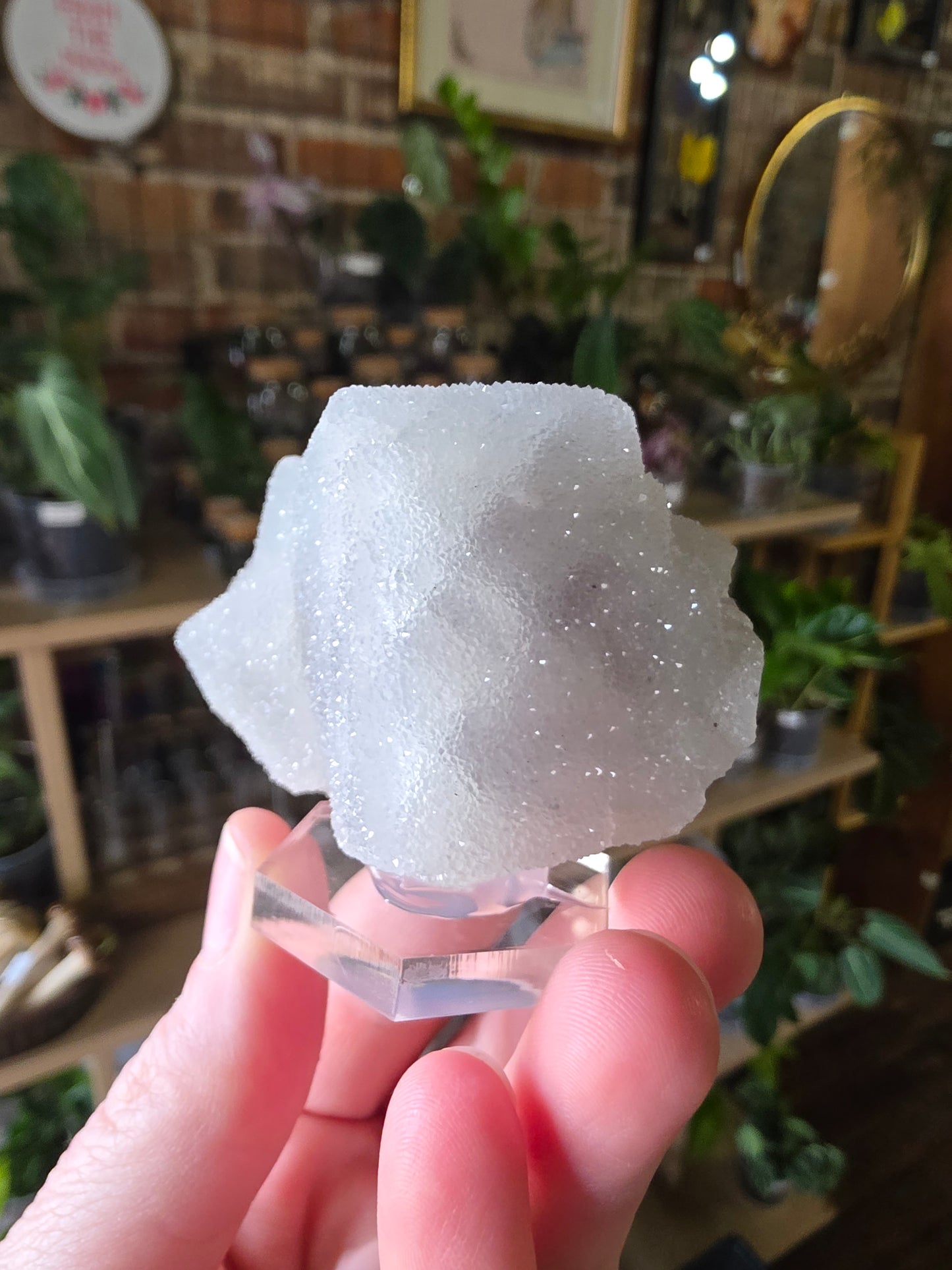 Sugar Fluorite Cube