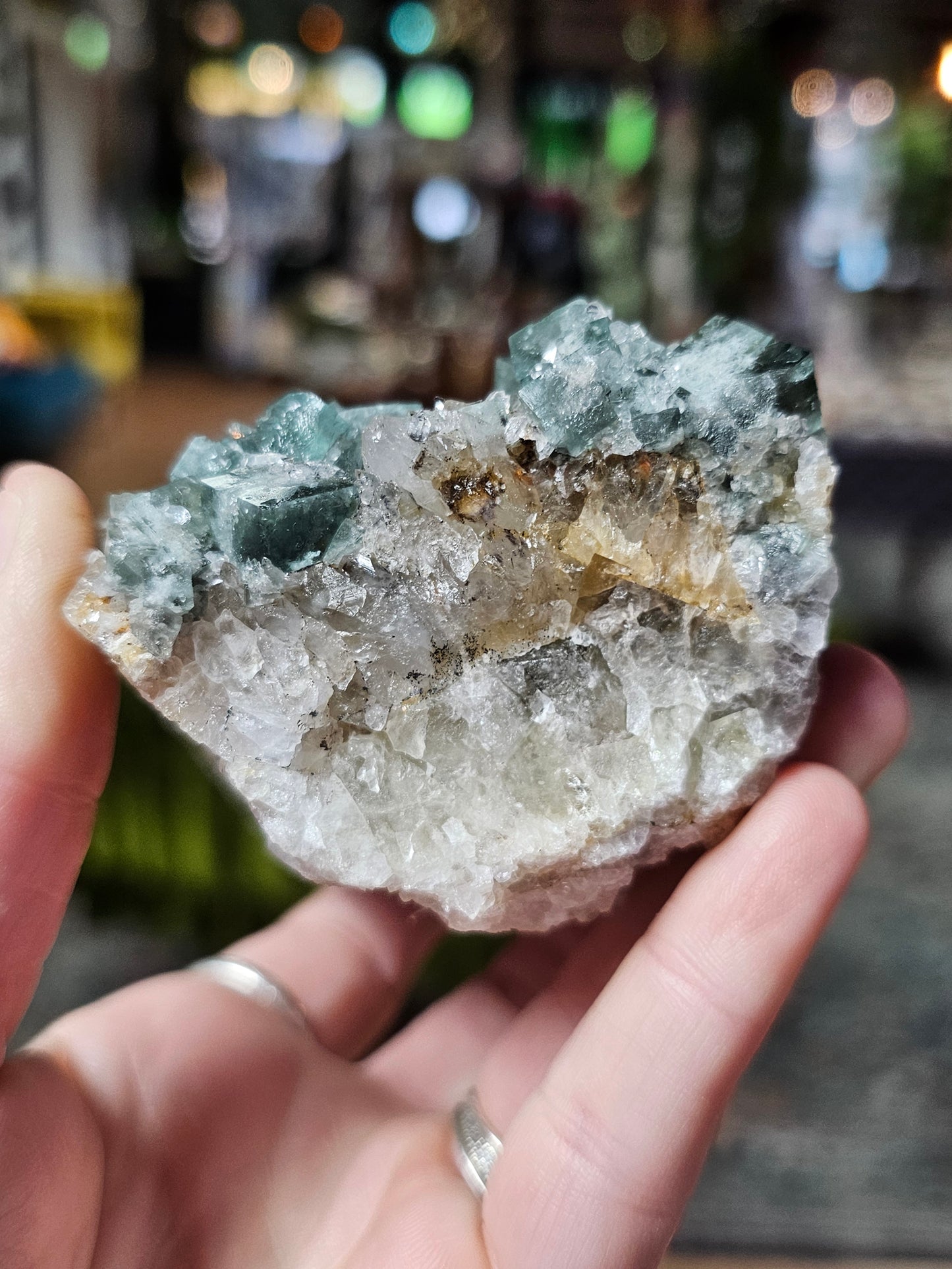 Diana Maria Fluorite on Quartz