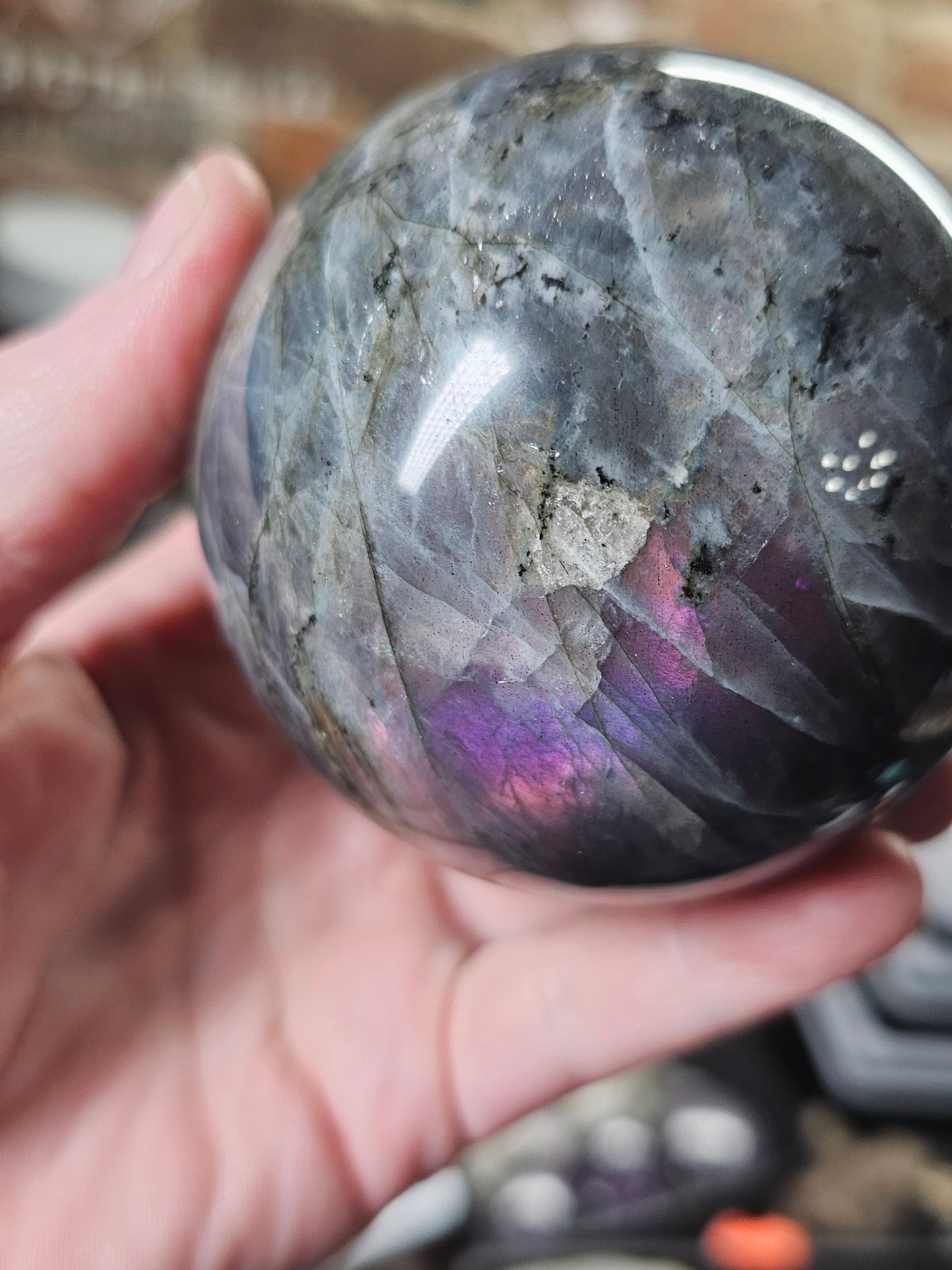 Sunset Labradorite Sphere