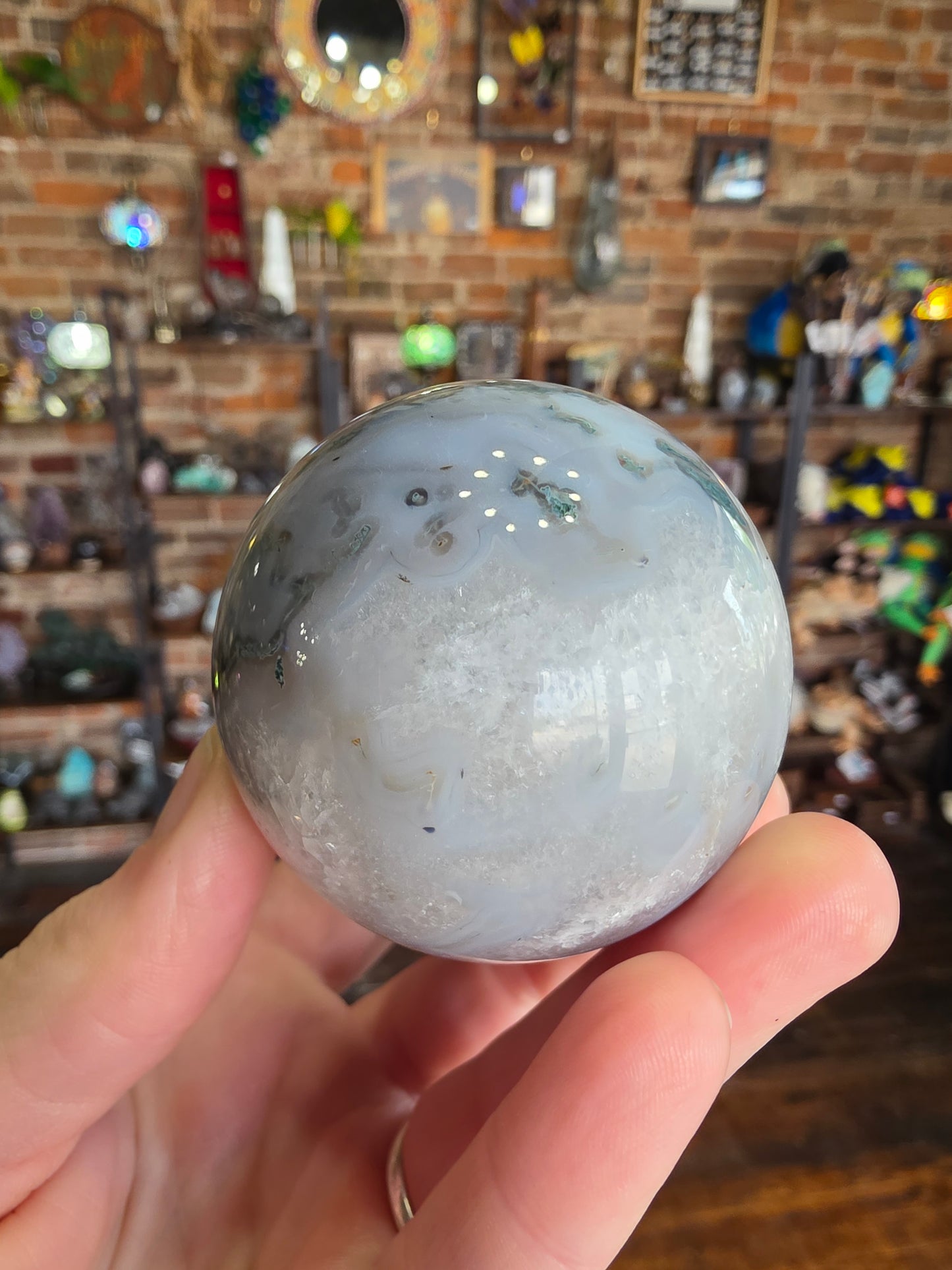 Moss Agate Sphere