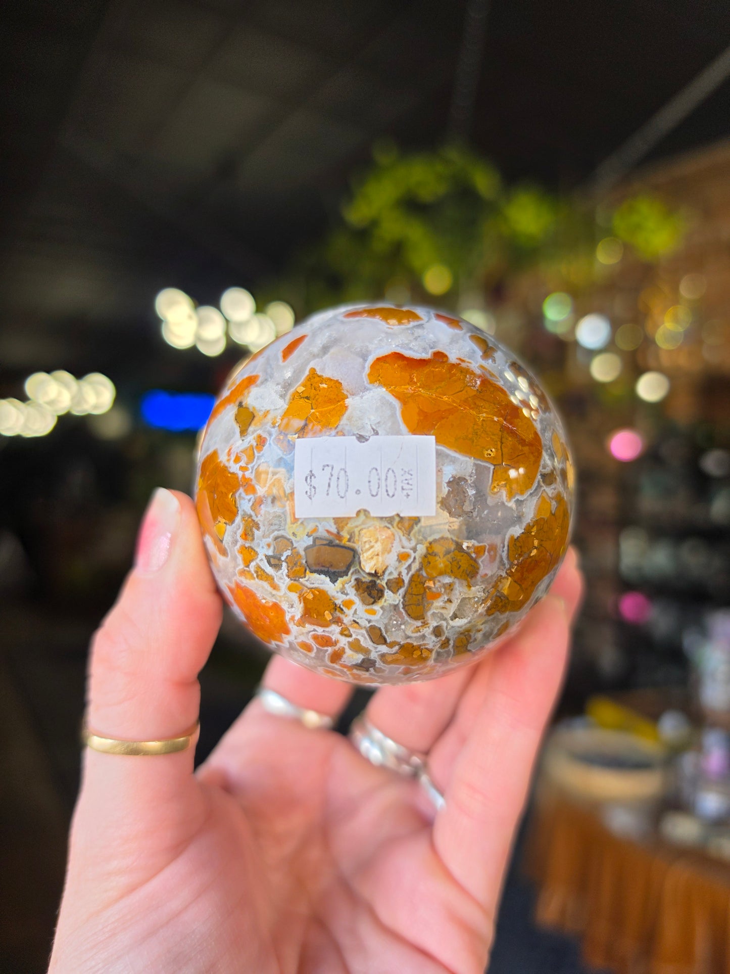 Cayon Jasper (Brecciated Jasp-Agate) Sphere