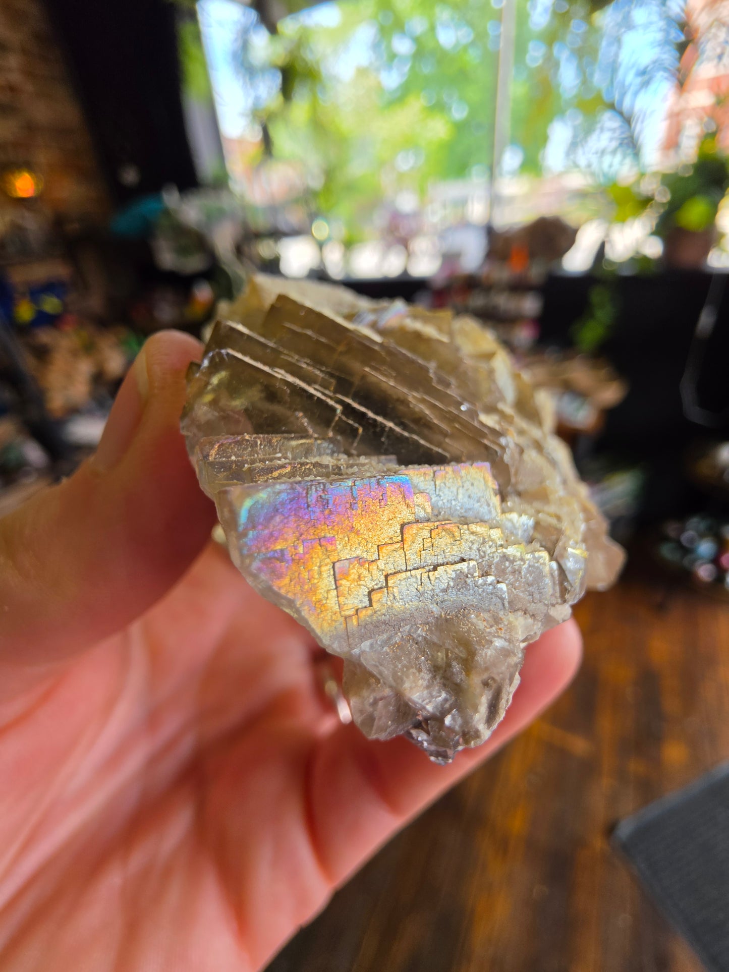 Iridescent Fluorite