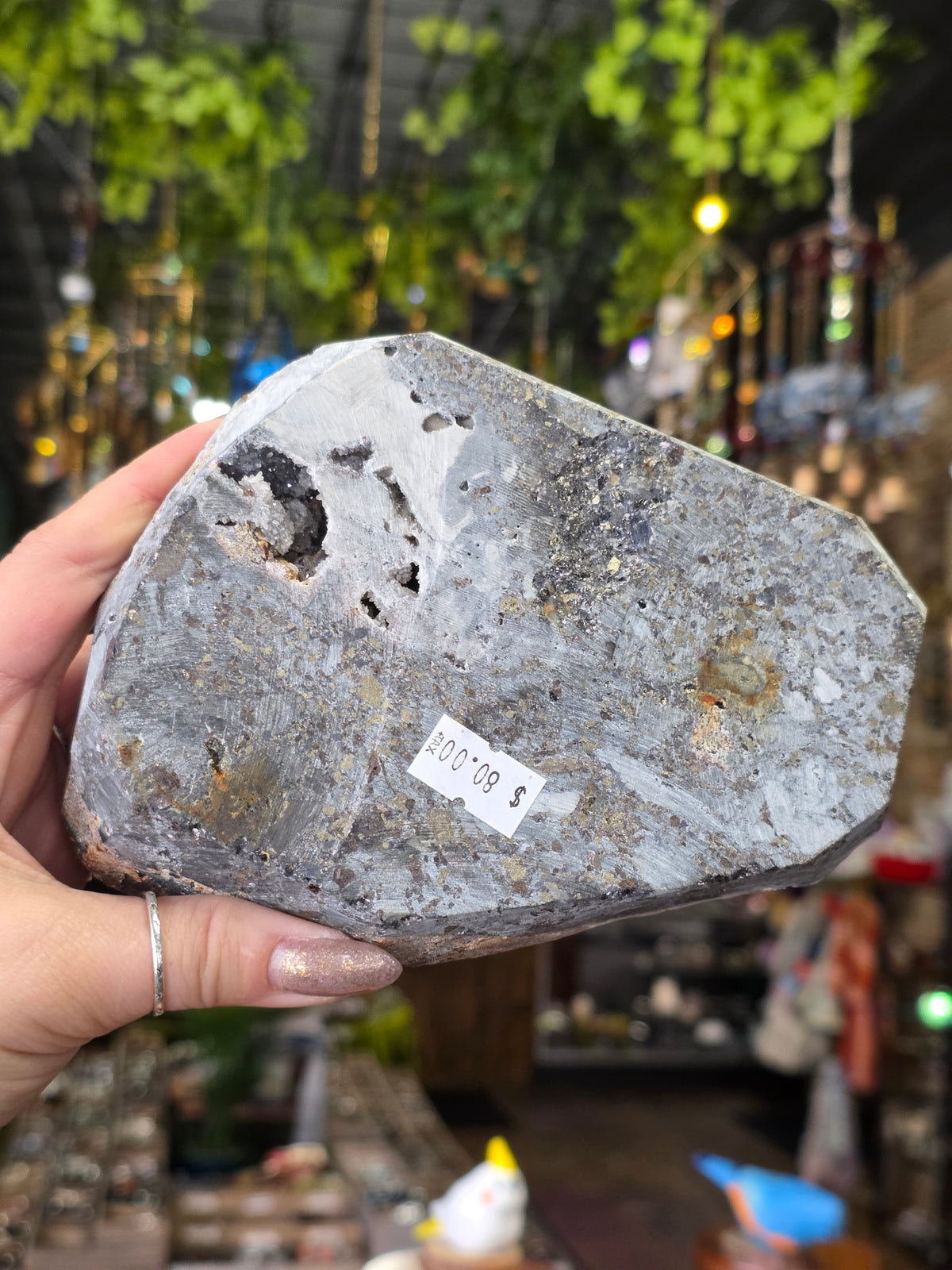 Sphalerite in Druzy Quartz