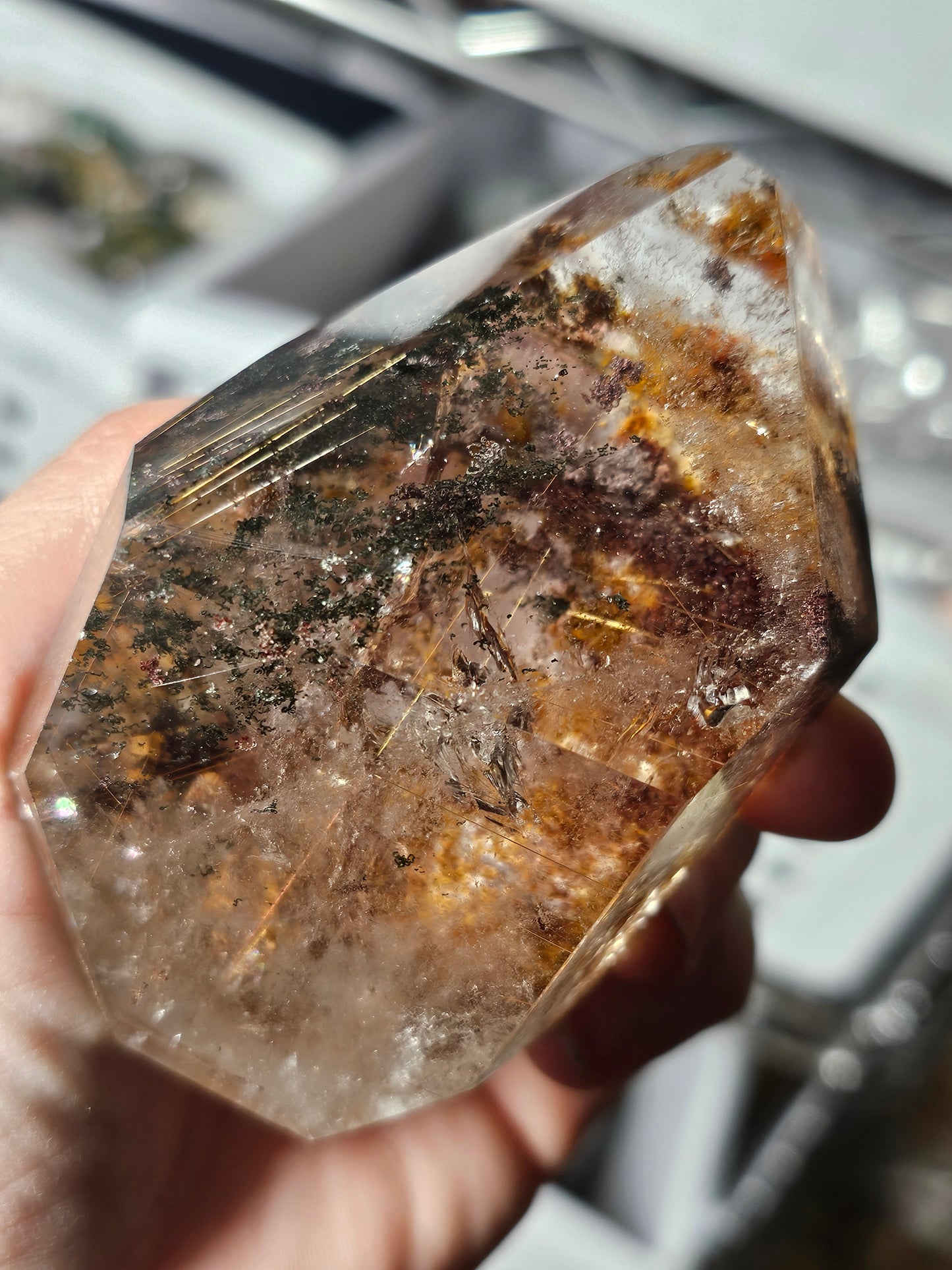 Rutilated Garden Quartz Freeform