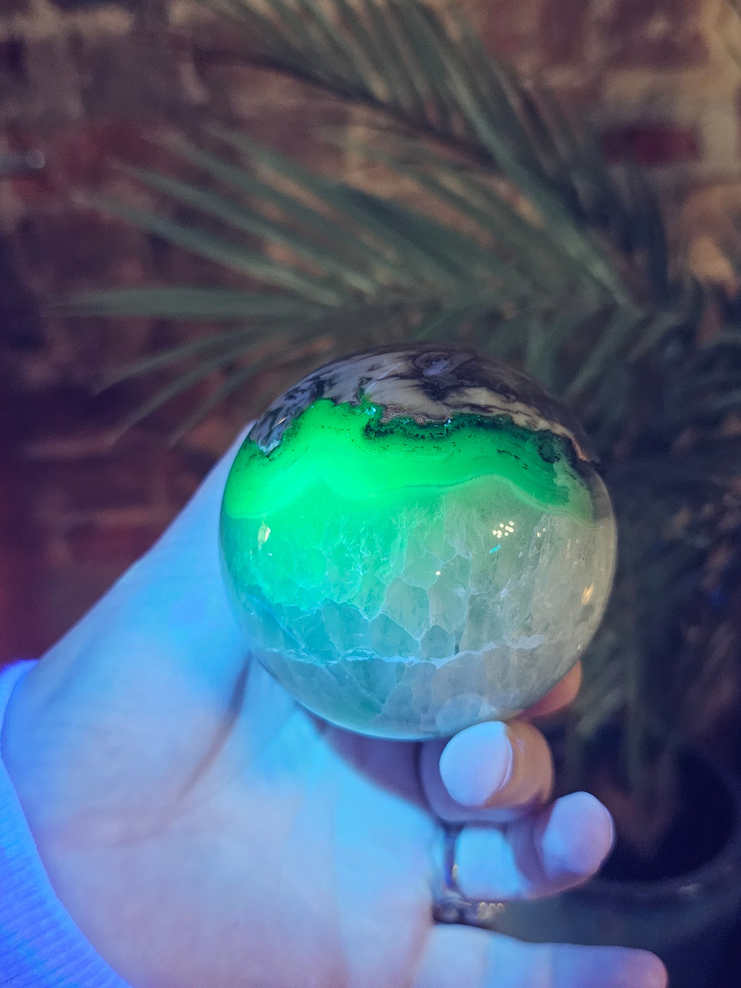 Volcano Agate Sphere