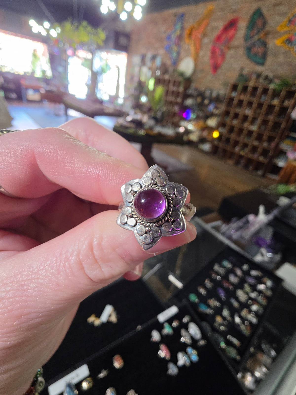 Amethyst Ring Size 8