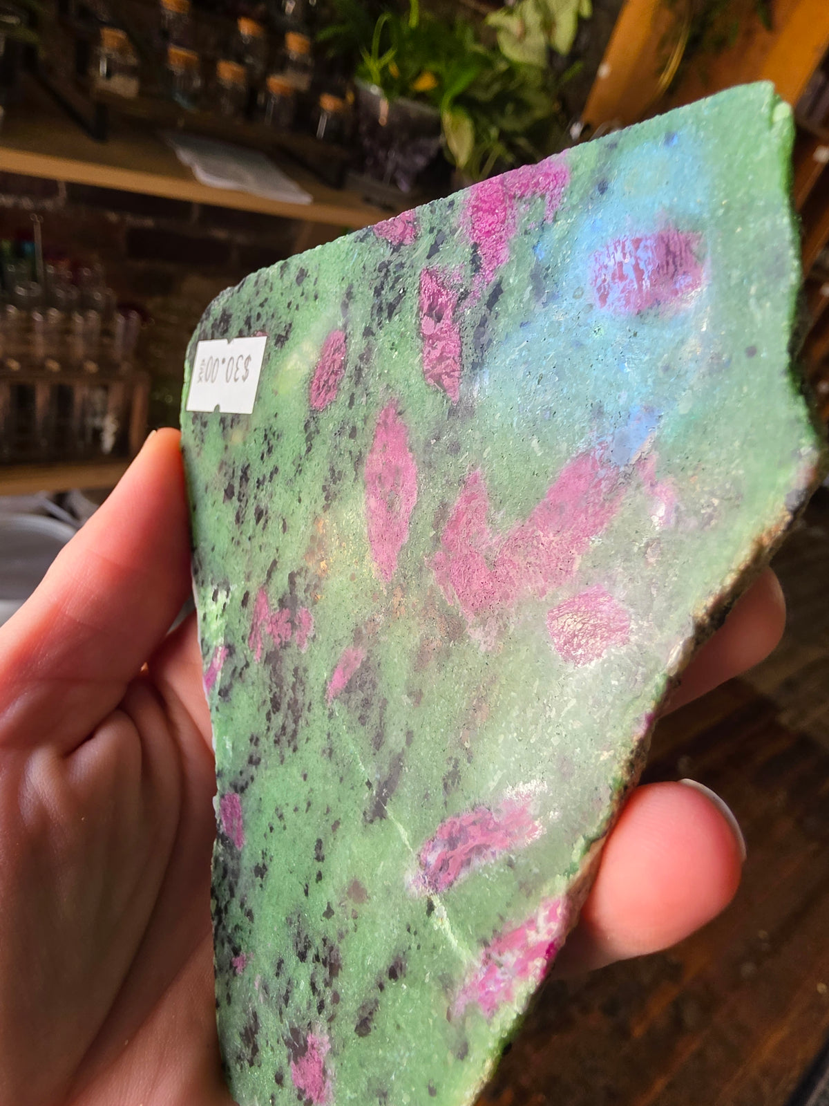 Ruby in Zoisite Slab