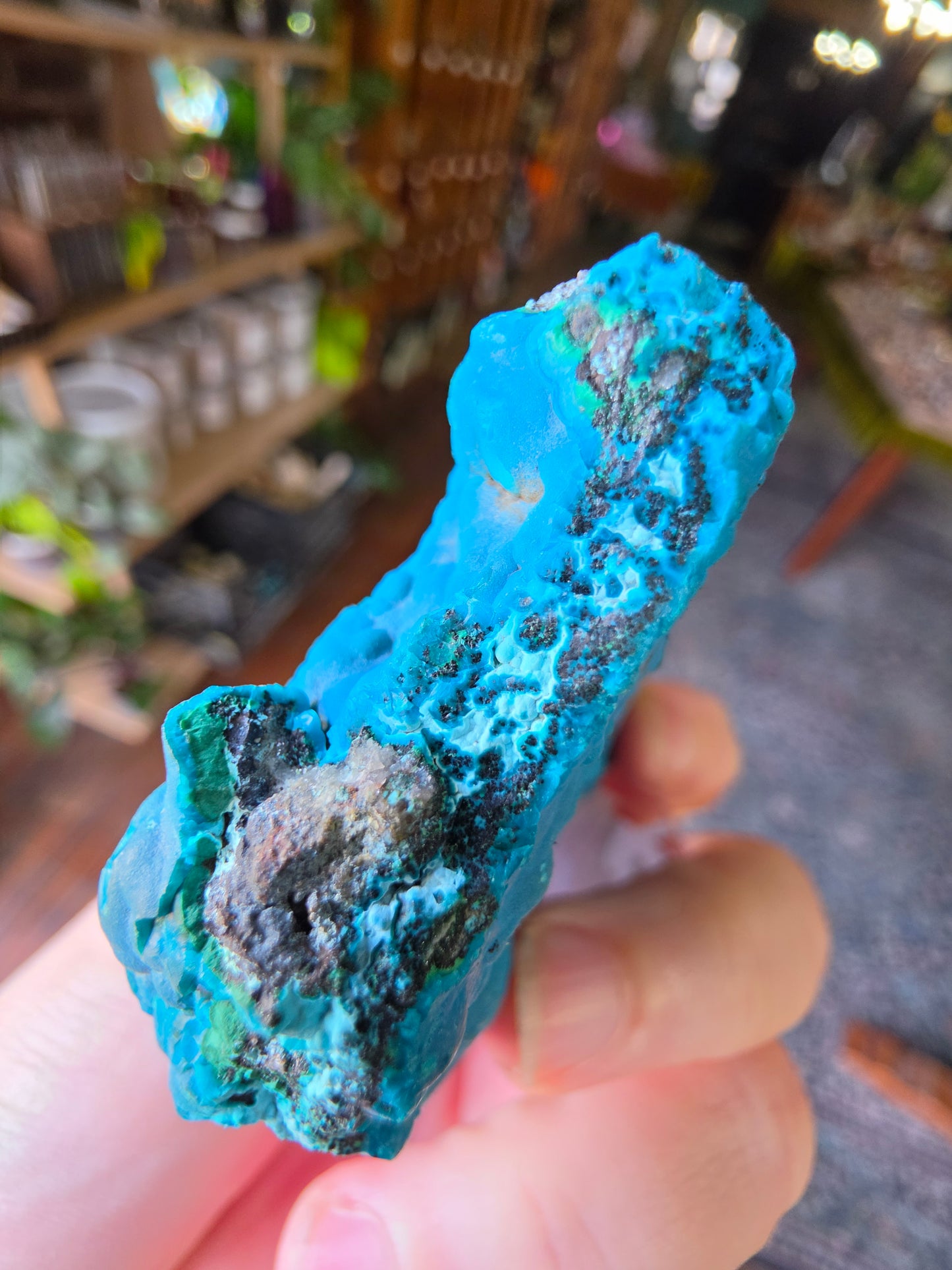 Chrysocolla and Malachite