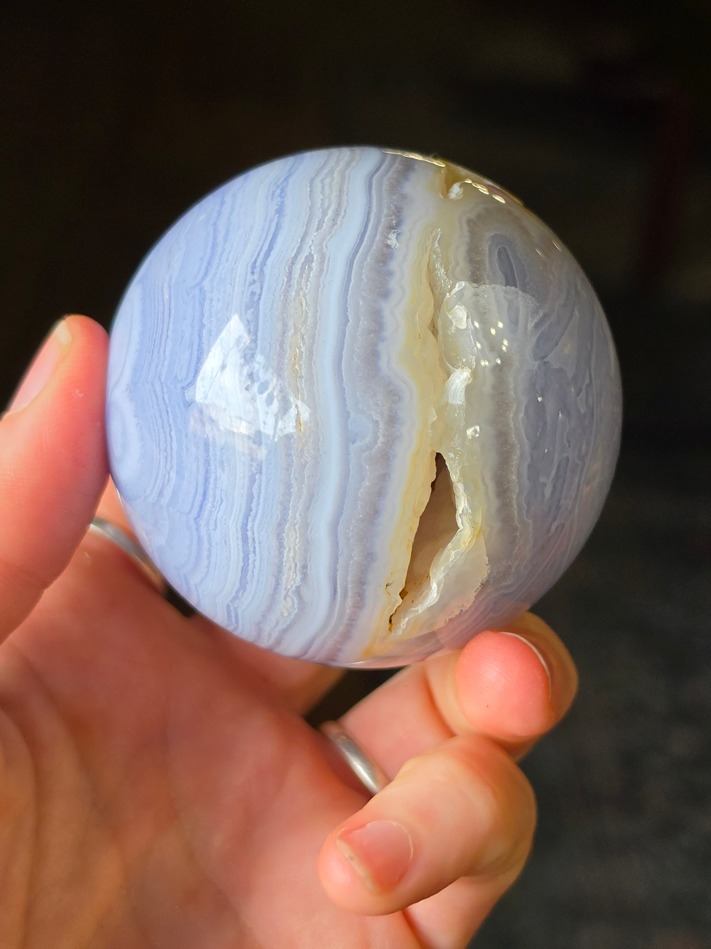 Blue Lace Agate Sphere