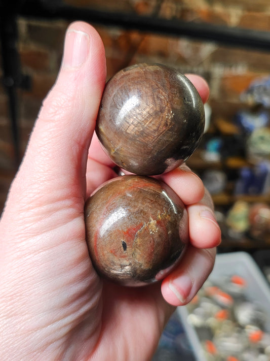 Golden Sapphire Sphere