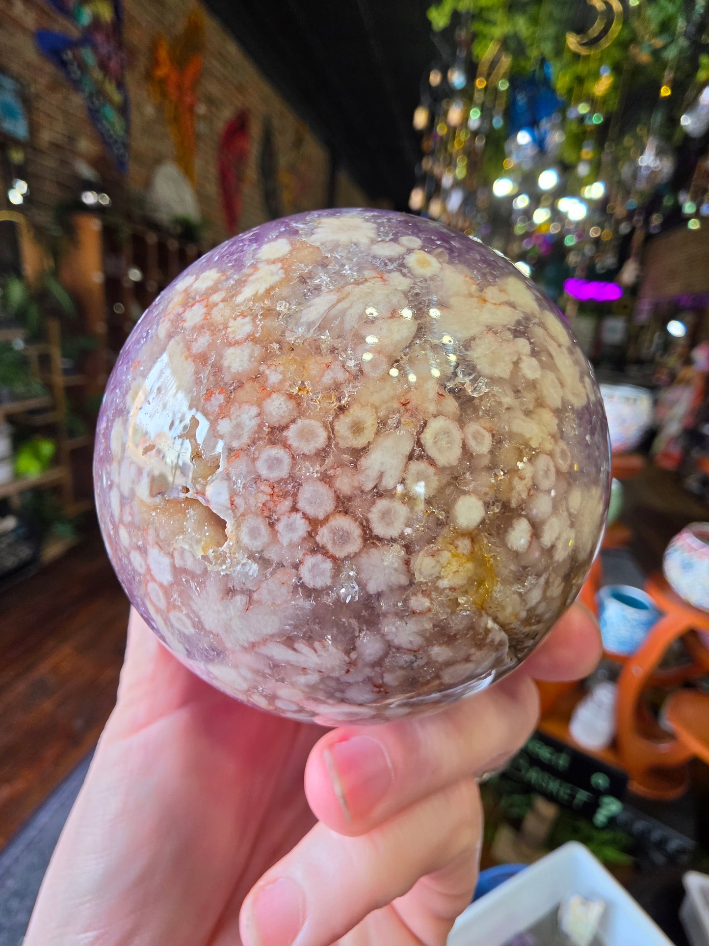 Amethyst Flower Agate